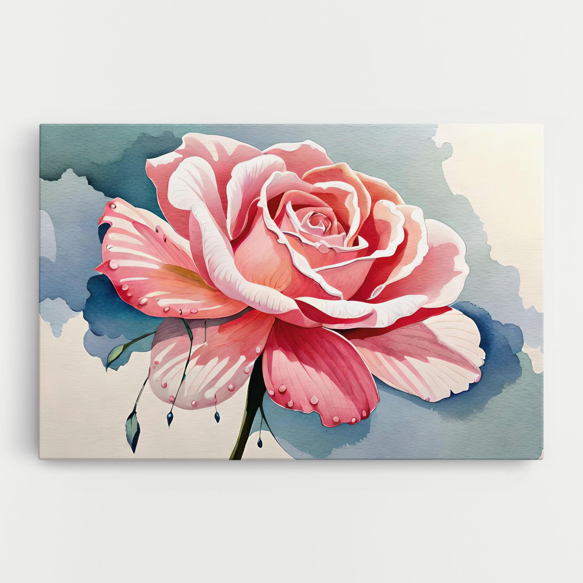 Vászonkép Bih Pink Rose mockup 0
