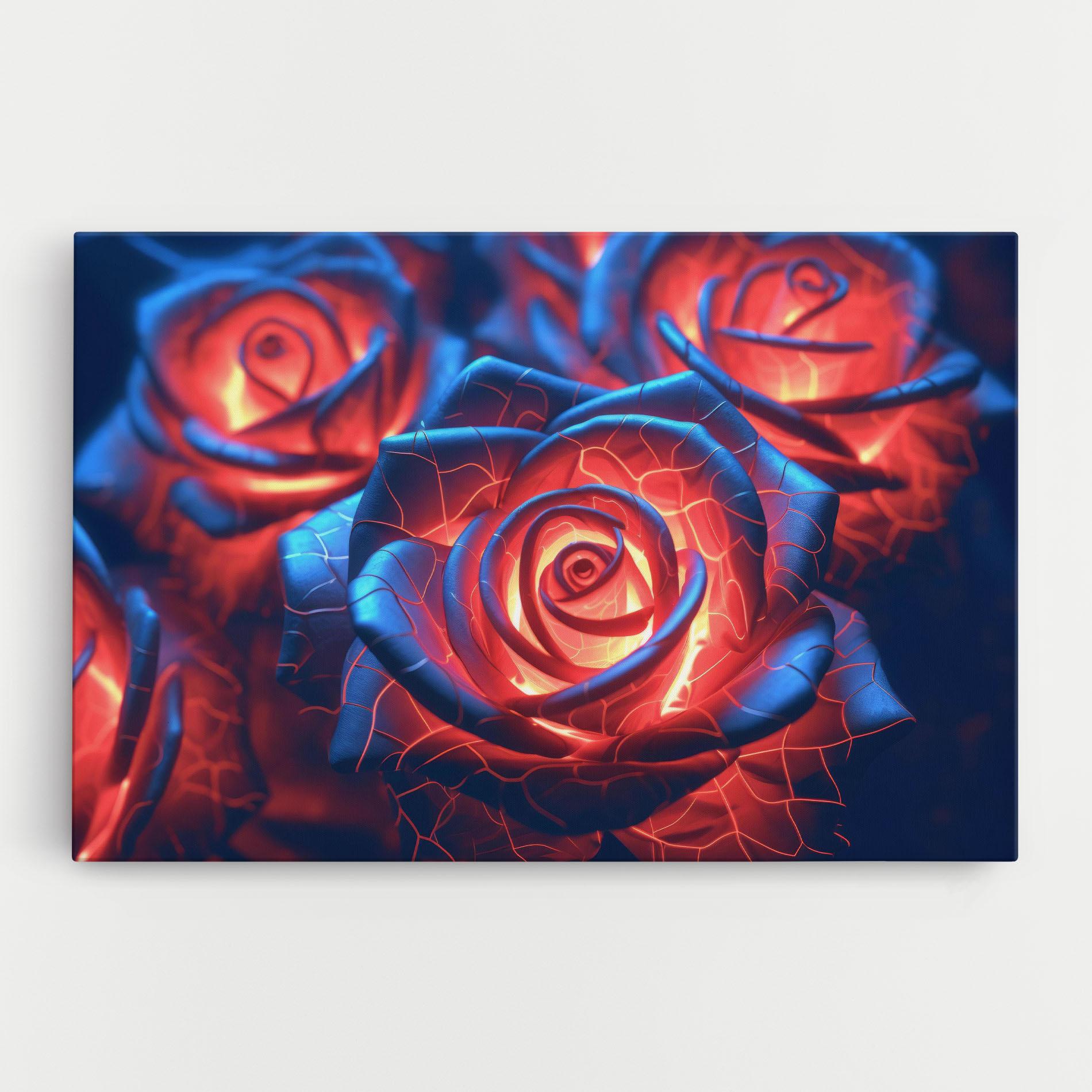 Vászonkép Glowing Roses mockup 0