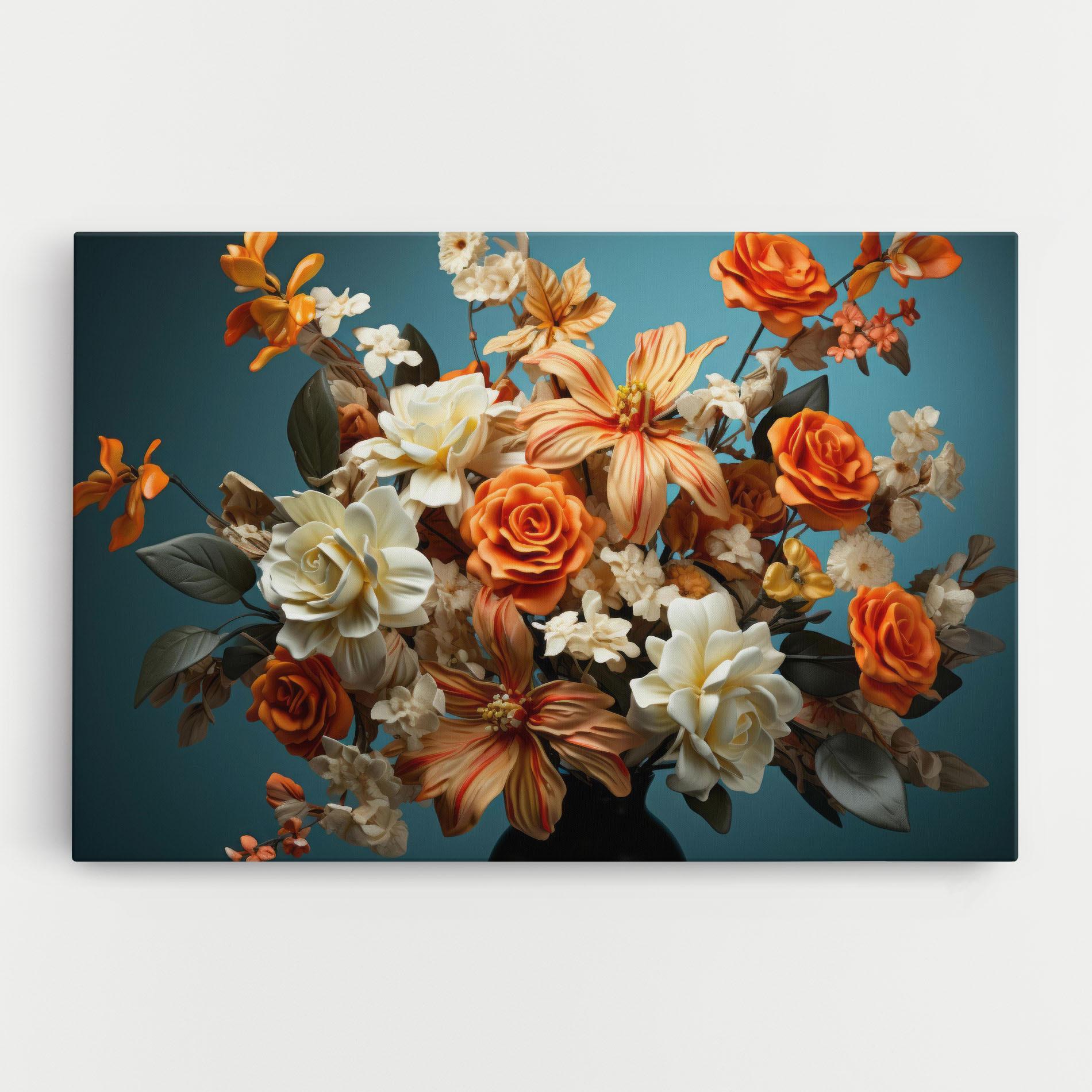 Vászonkép Orange Cream Rose mockup 0