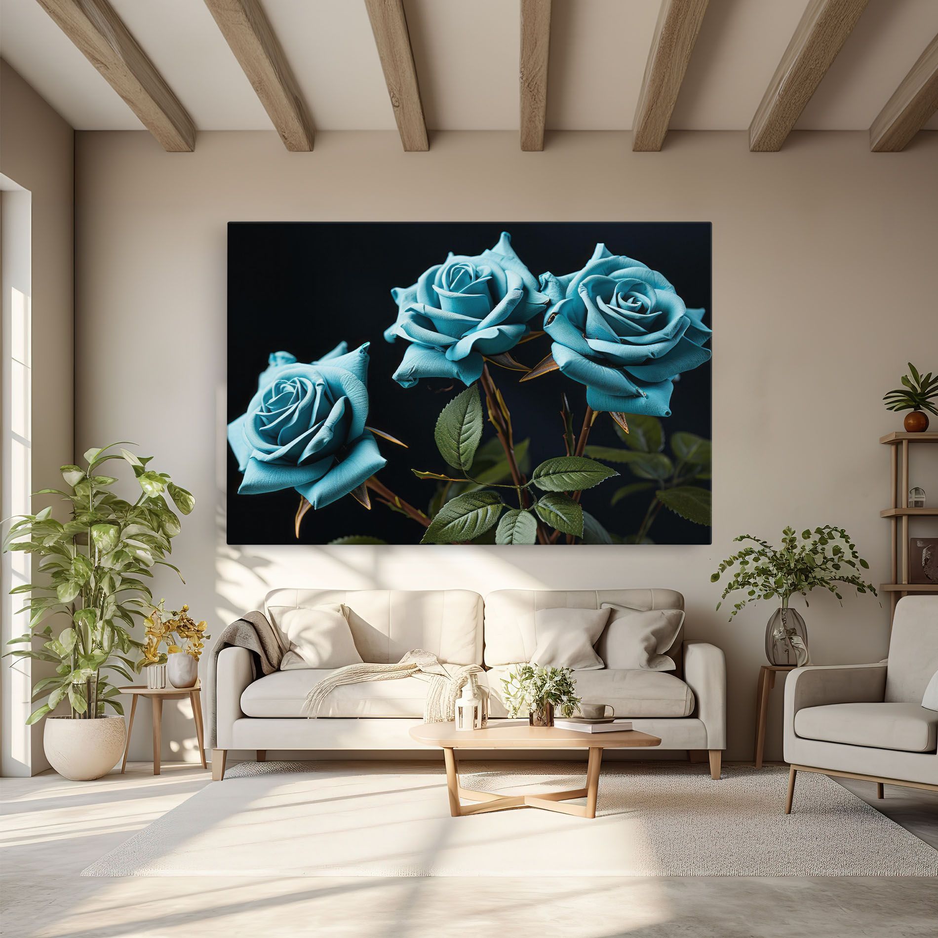 Blue Roses mockup 6