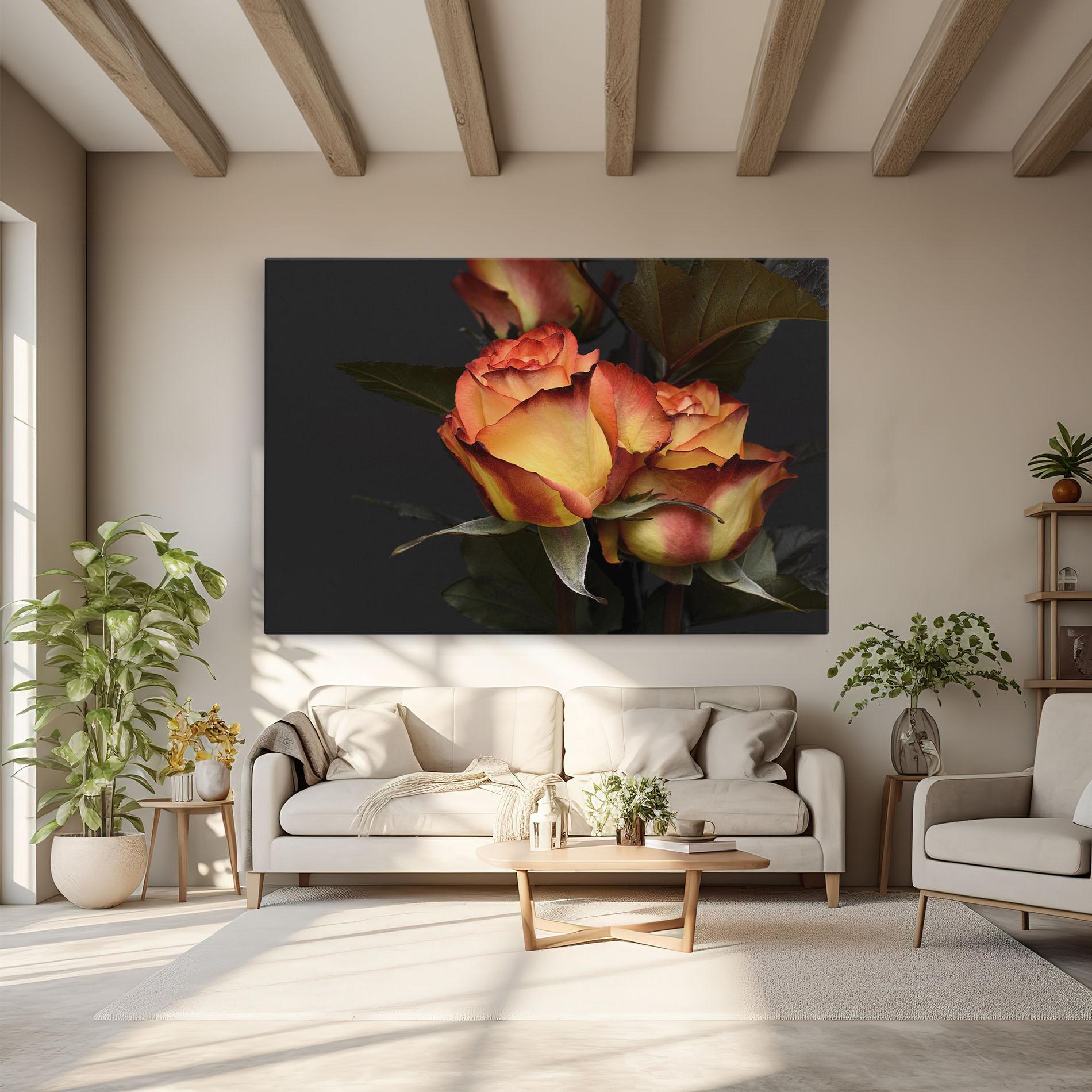 Vászonkép Orange Rose mockup 6