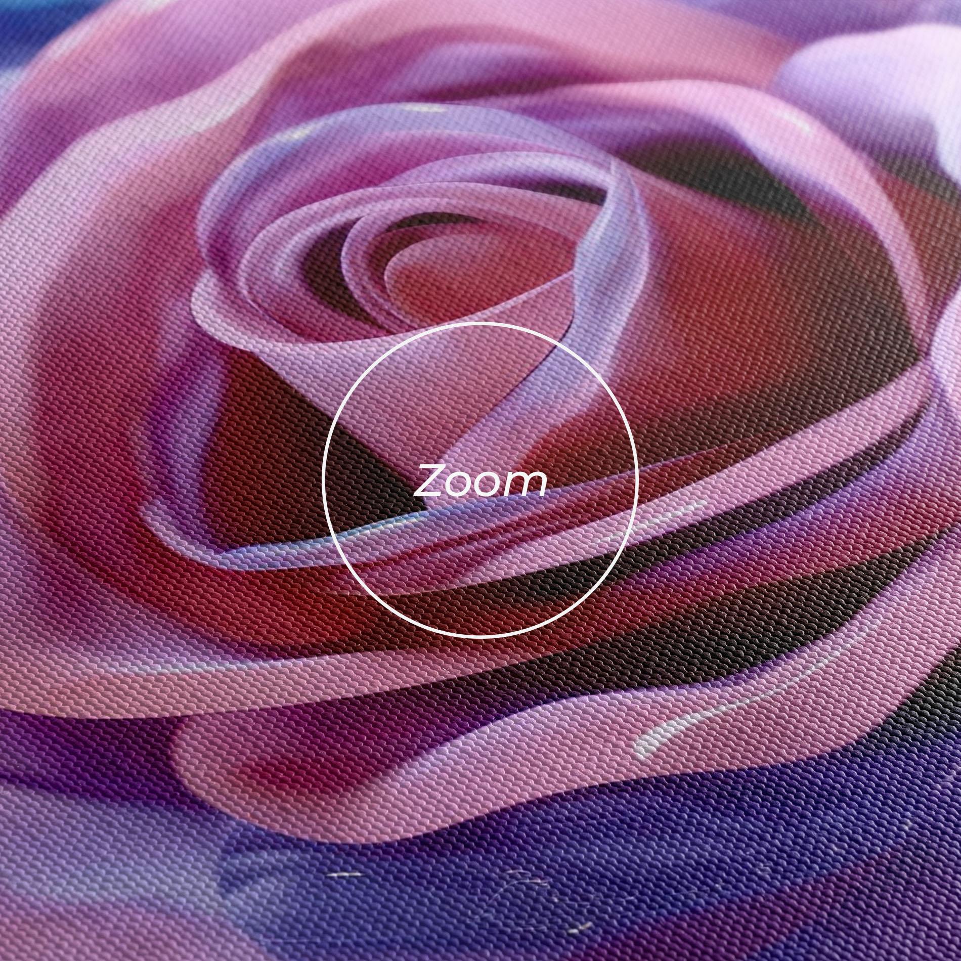 Vászonkép Beautiful Blue Pink Rose mockup 3