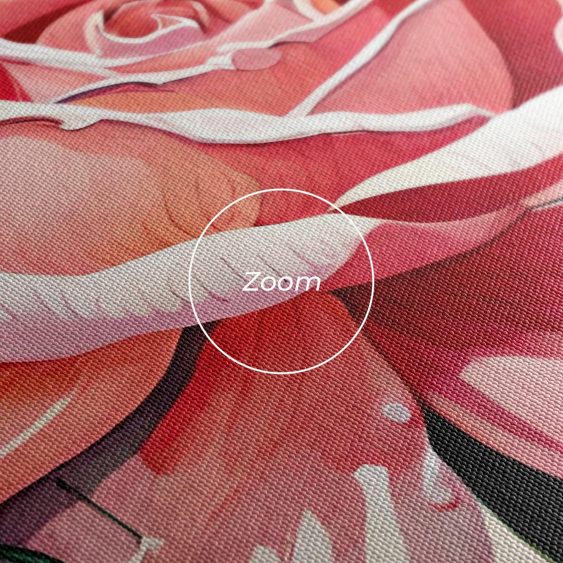 Vászonkép Bih Pink Rose mockup 3