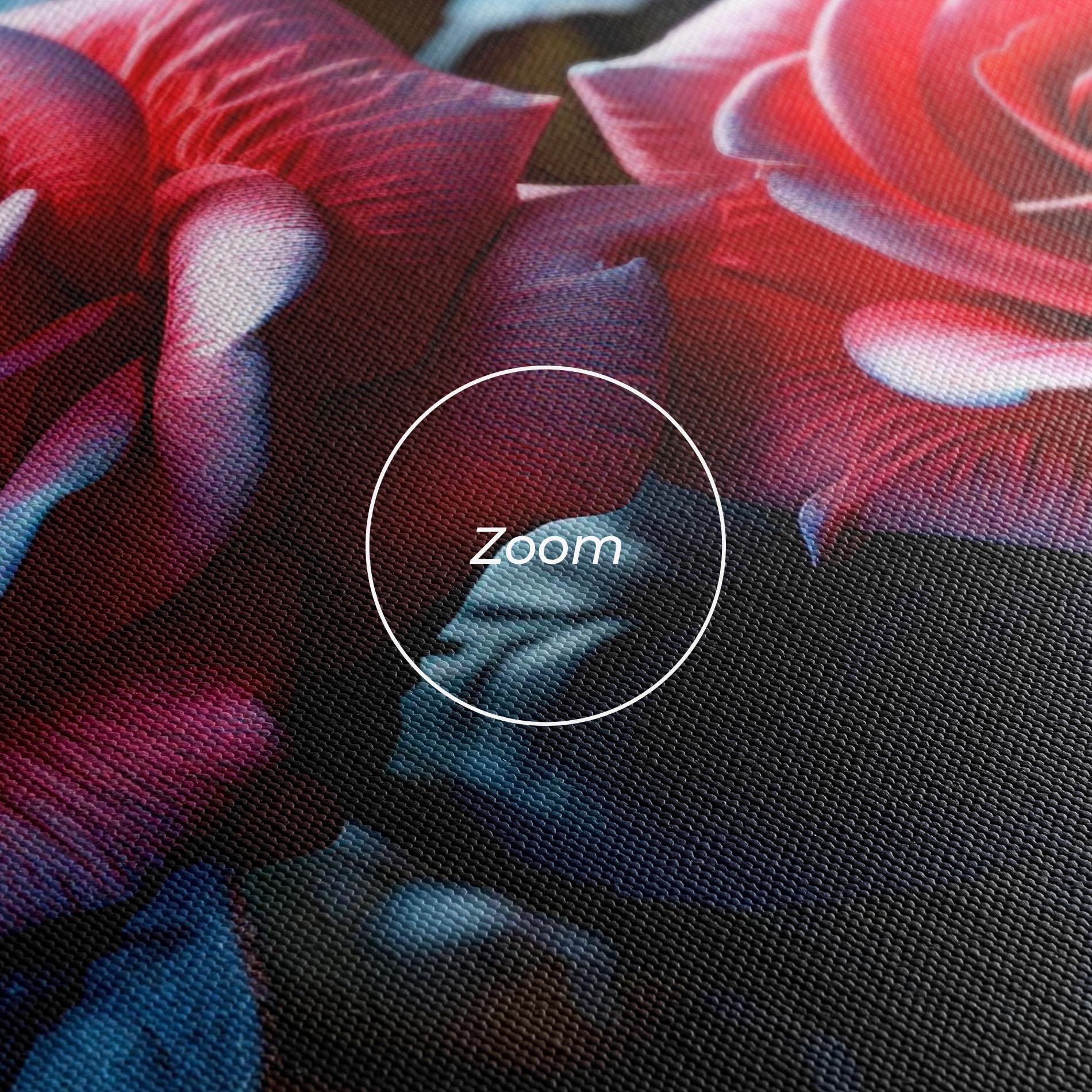 Vászonkép Dark Pink Rose mockup 3