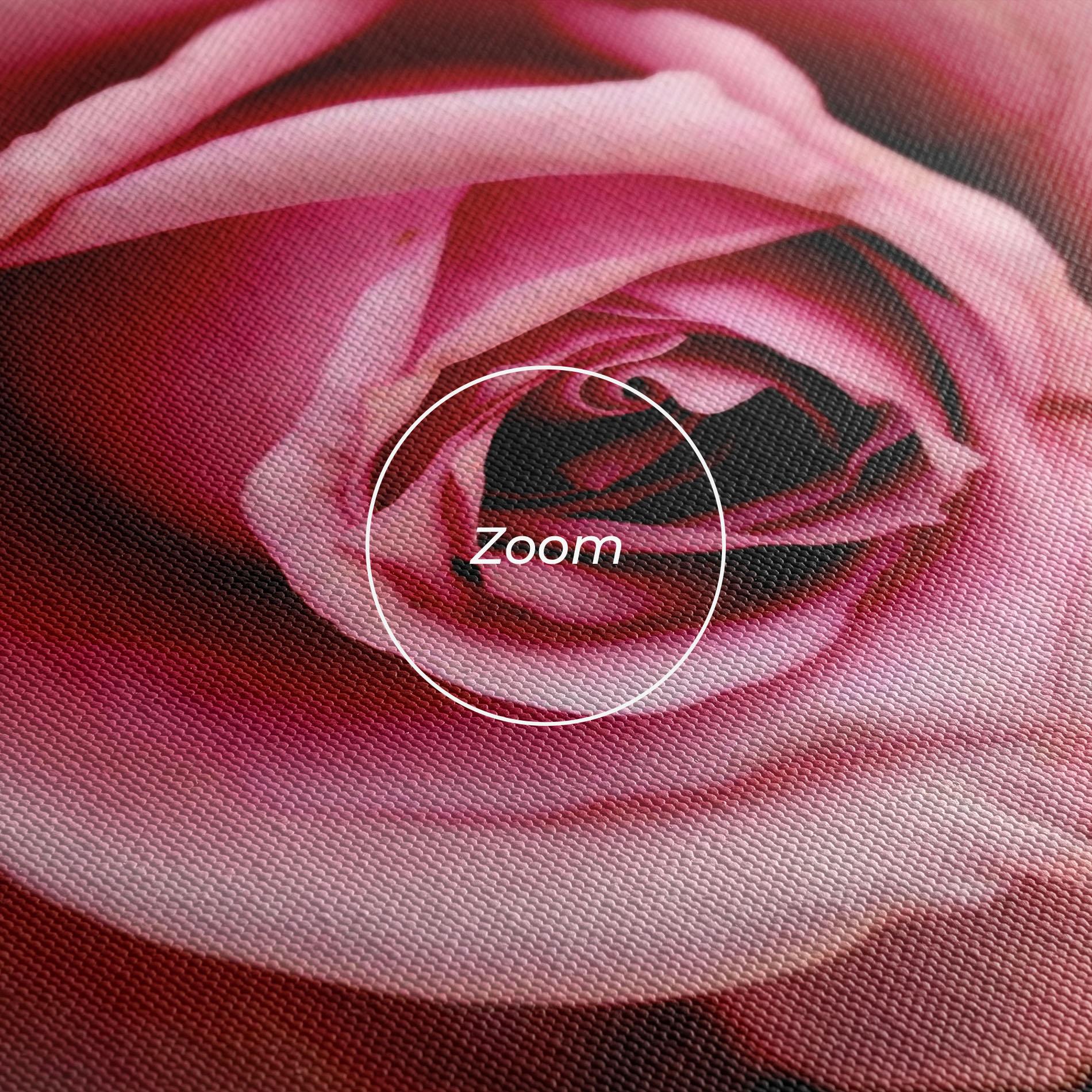 Vászonkép Opened Pink Rose mockup 3