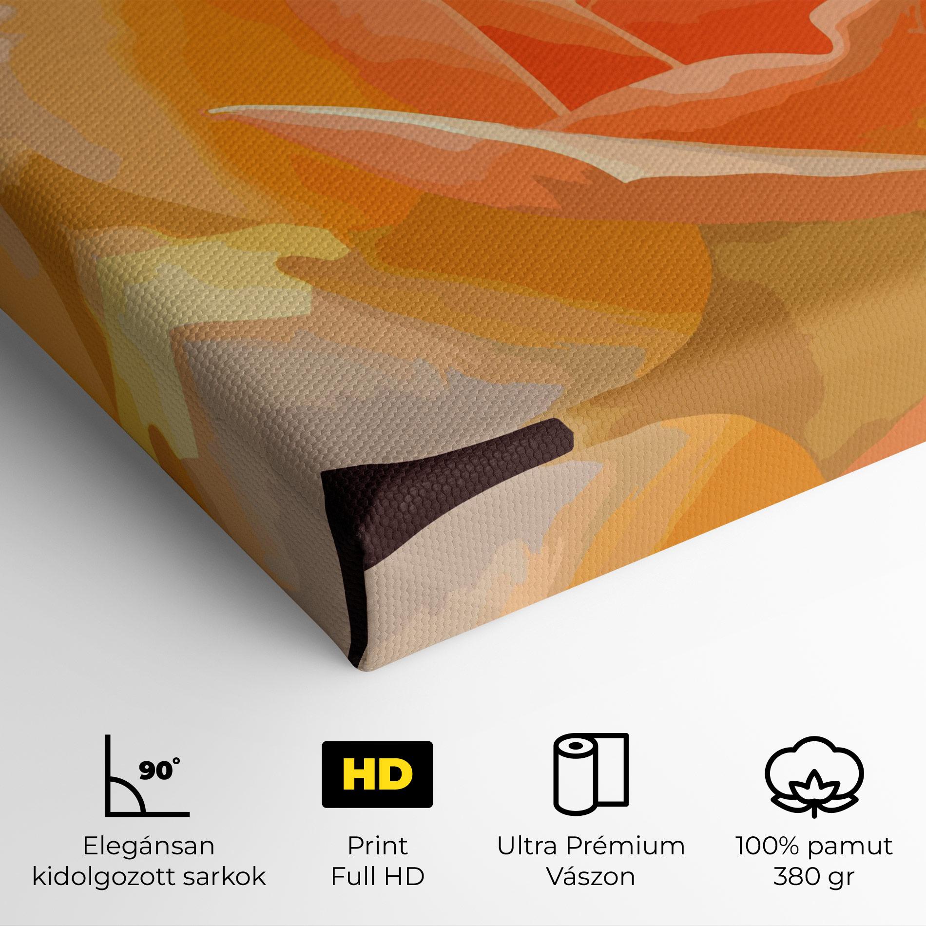 Vászonkép Orange Rose Ioana mockup 4