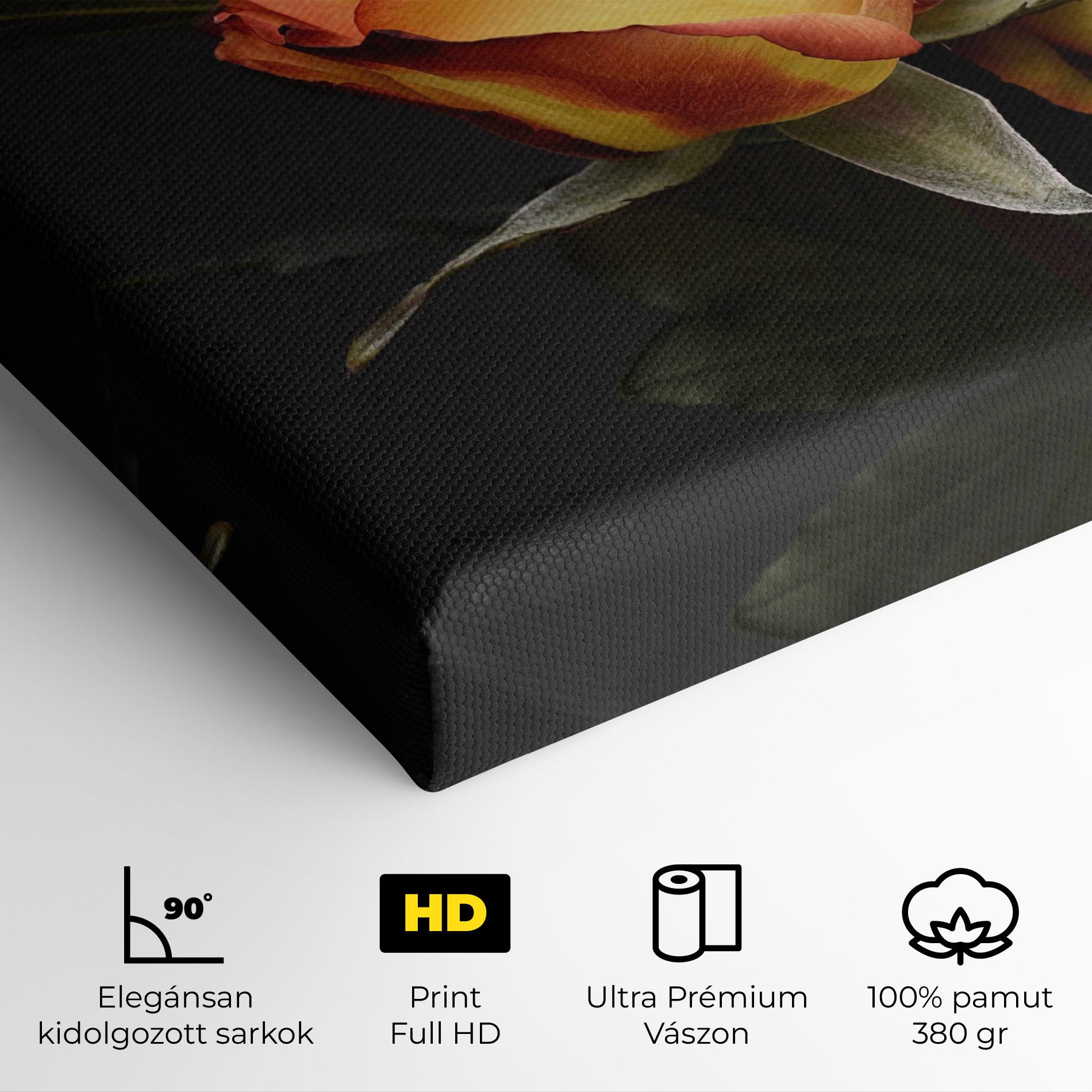 Vászonkép Orange Rose mockup 4