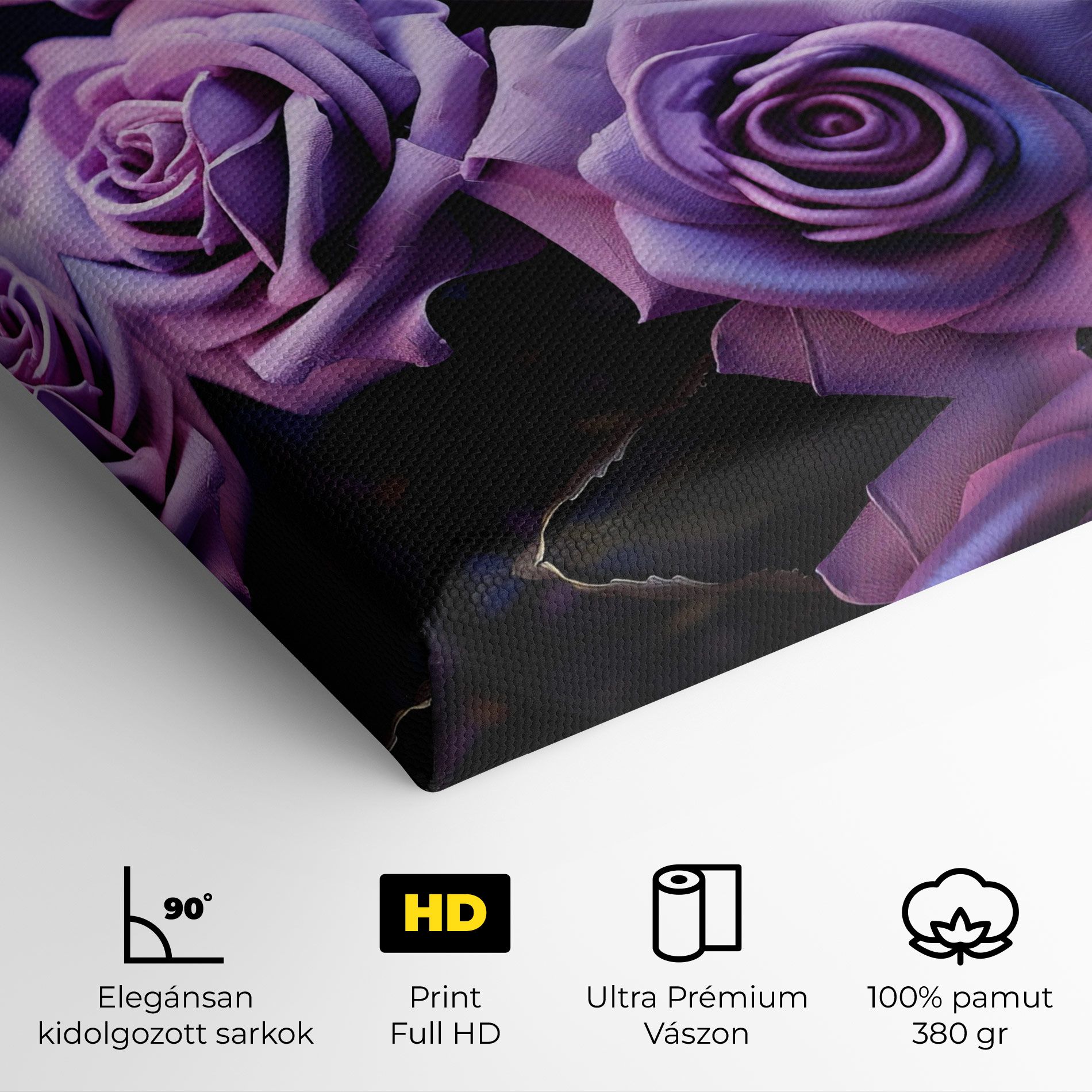 Pastel Purple Rose mockup 4