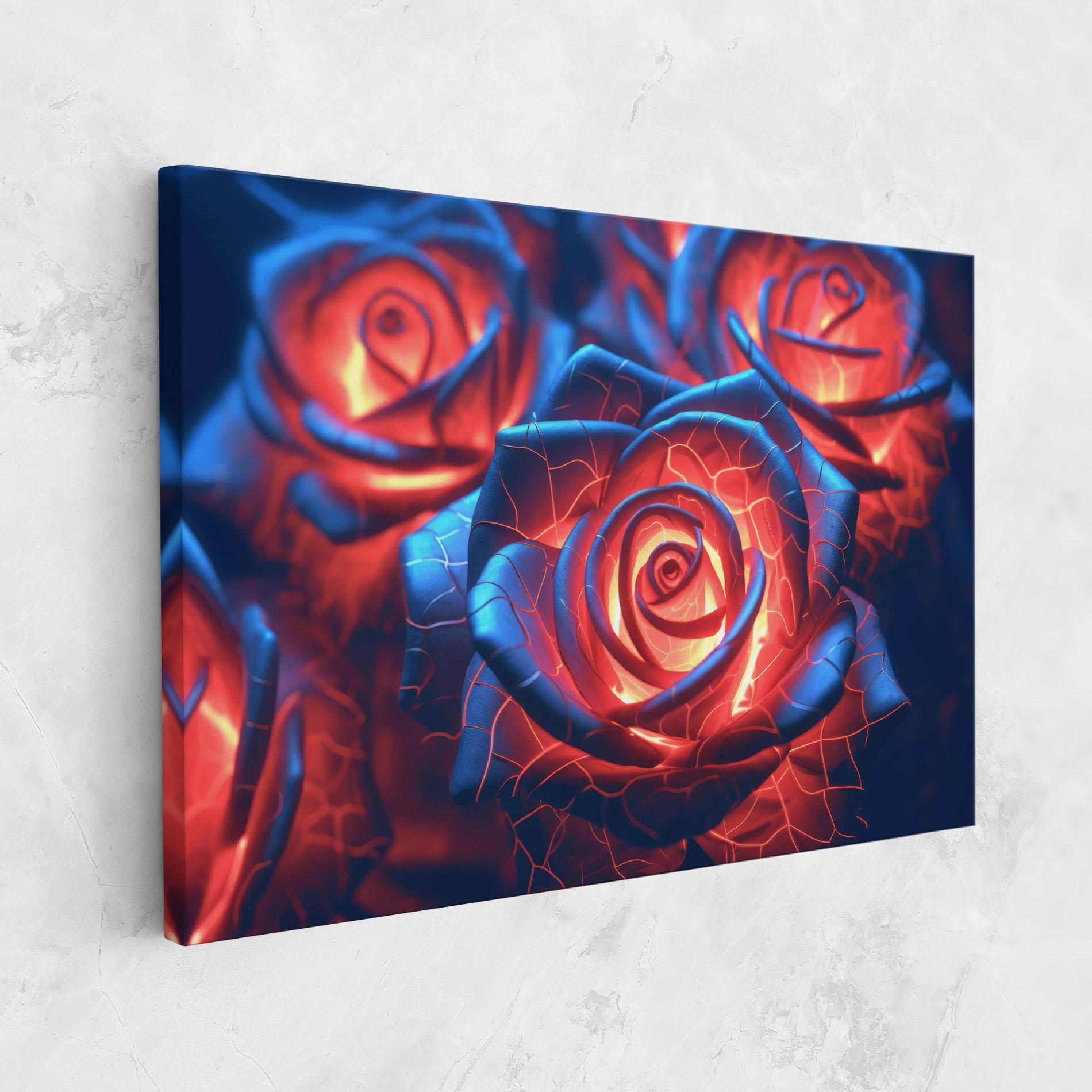 Vászonkép Glowing Roses mockup 1