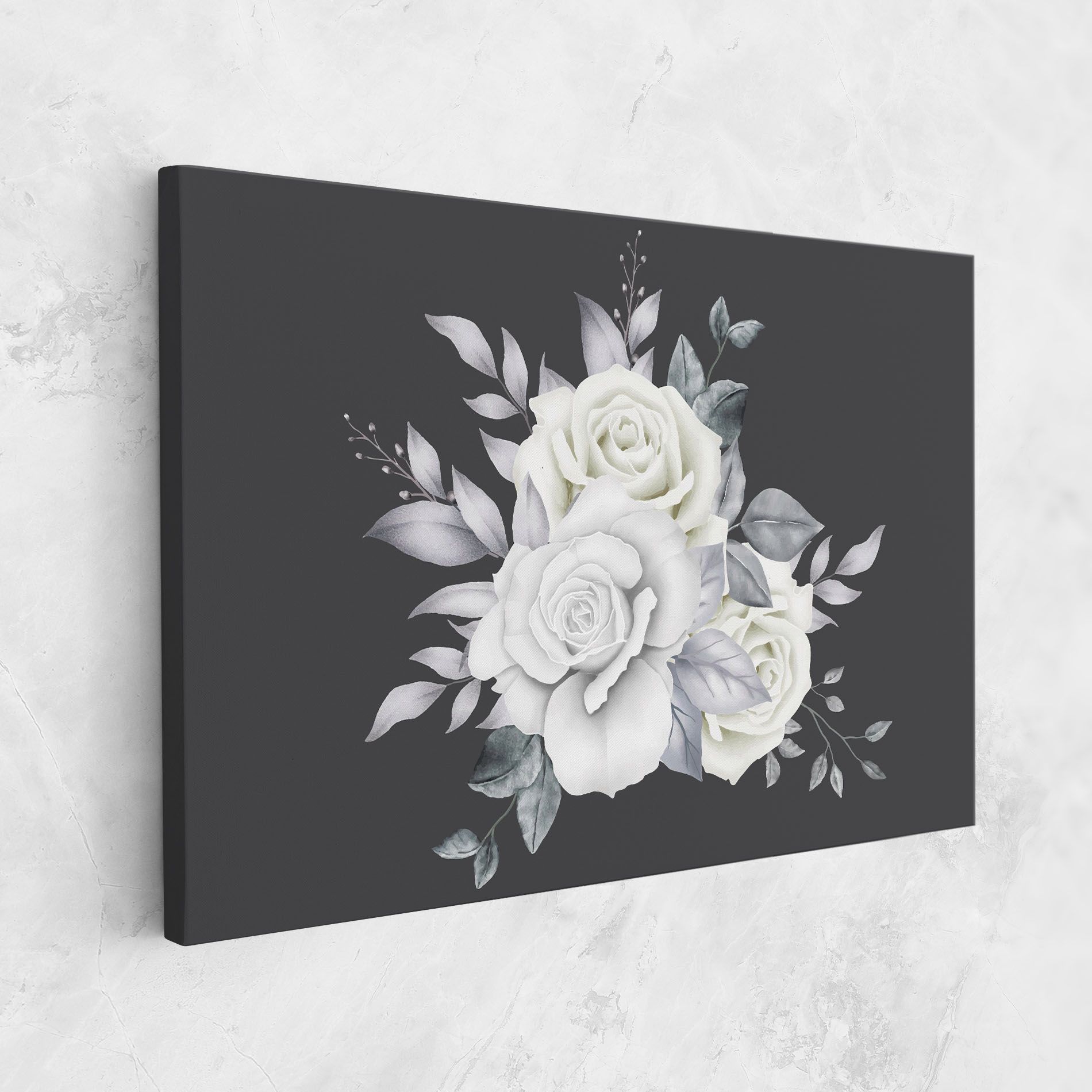 White Grey Rose mockup 1