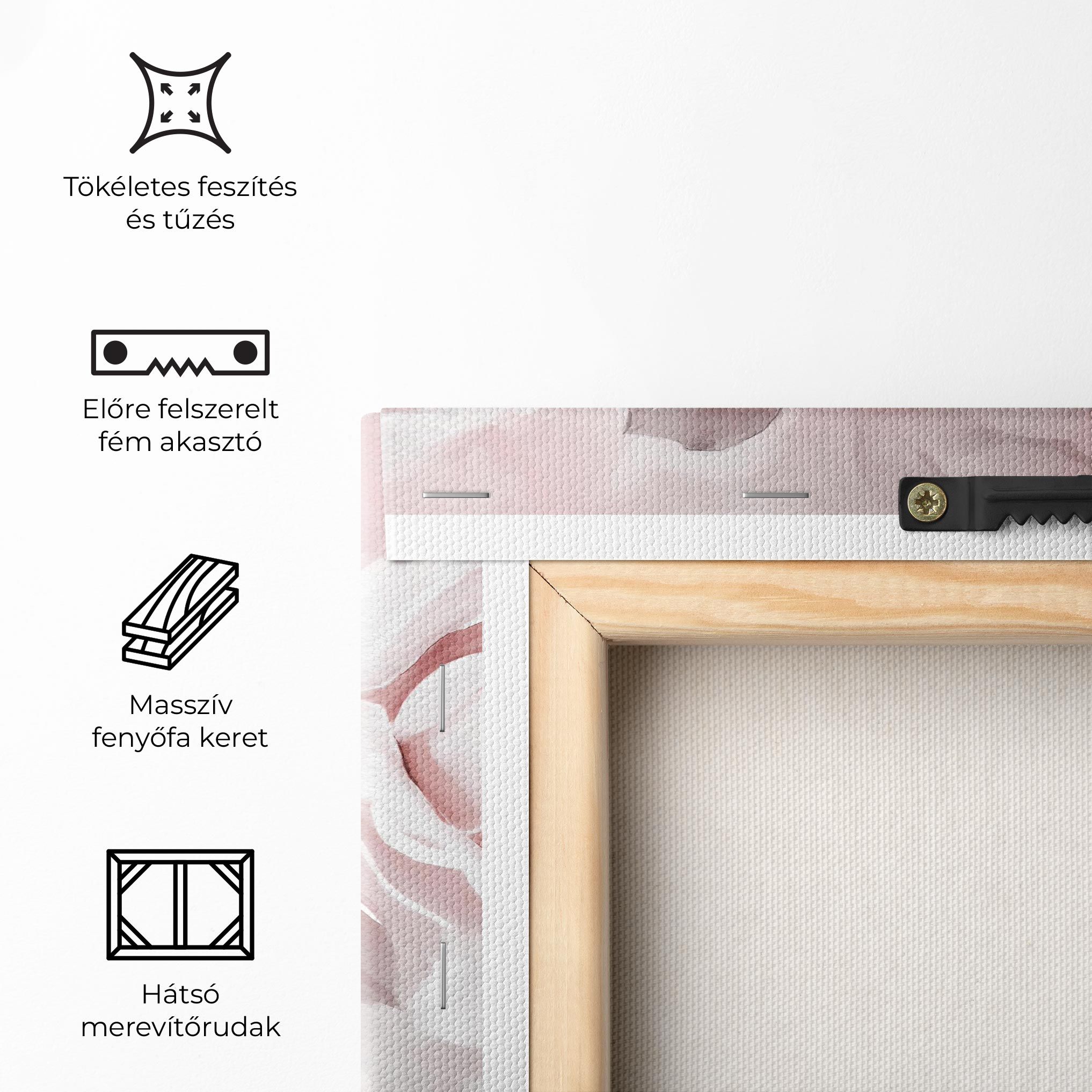 Abstract Pink Flowers mockup 5