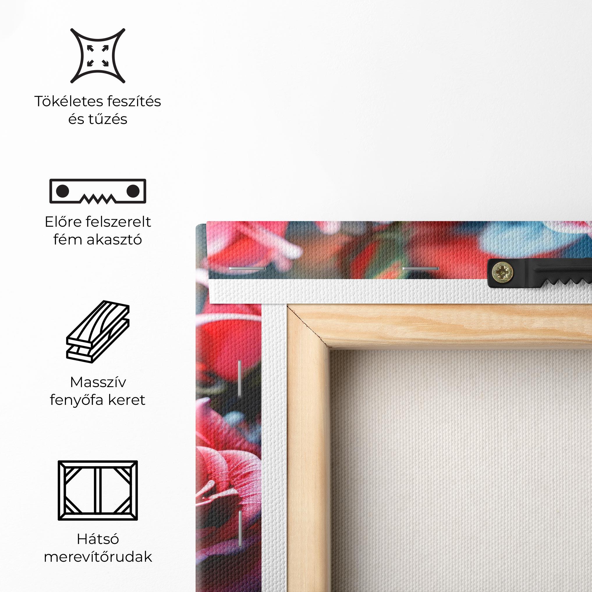 Vászonkép Dark Pink Rose mockup 5