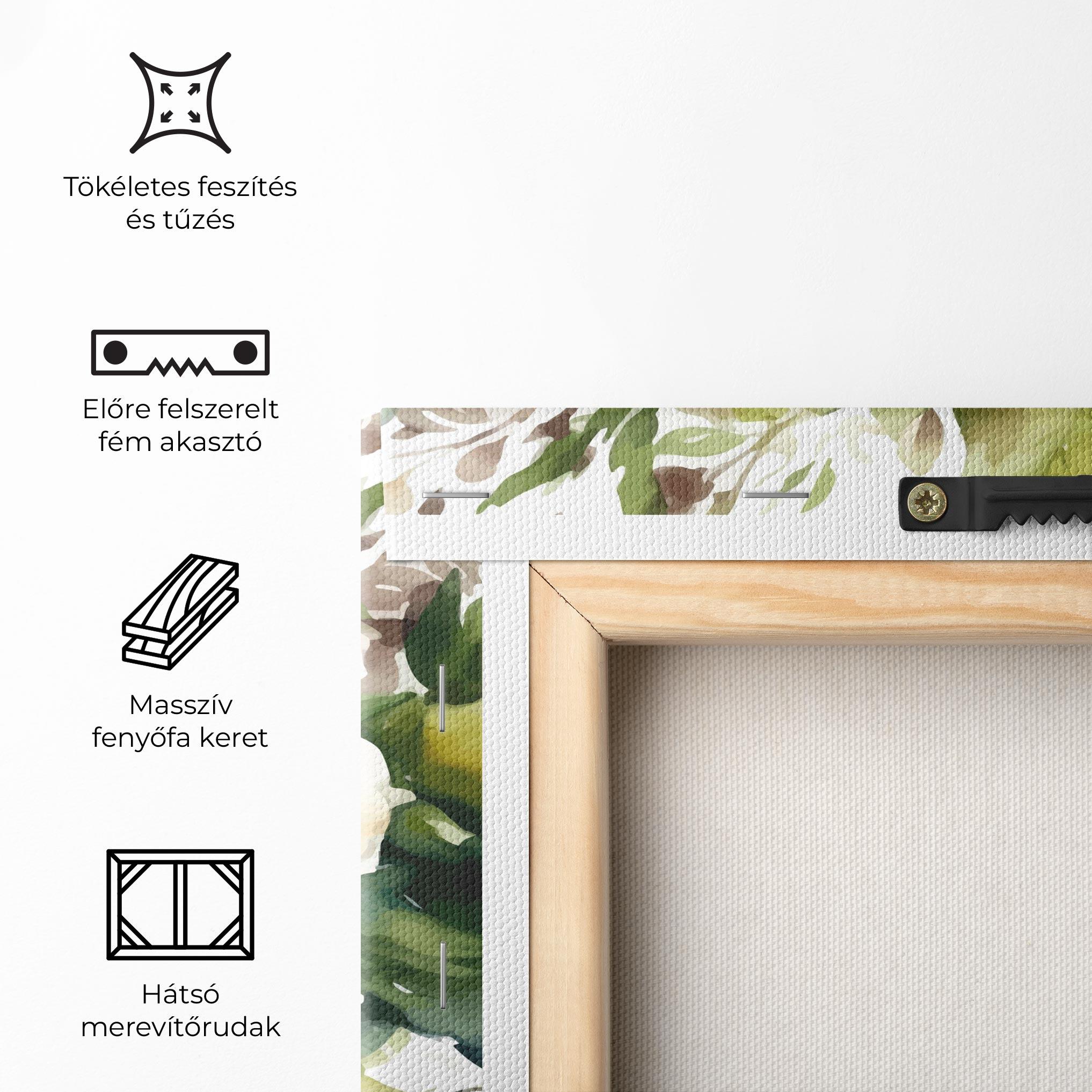 Vászonkép Opened Rose mockup 5