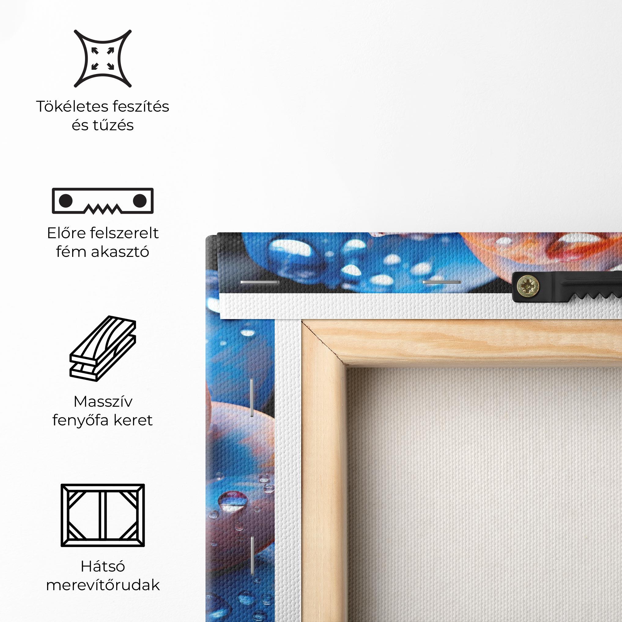 Vászonkép Orange Blue Rose mockup 5