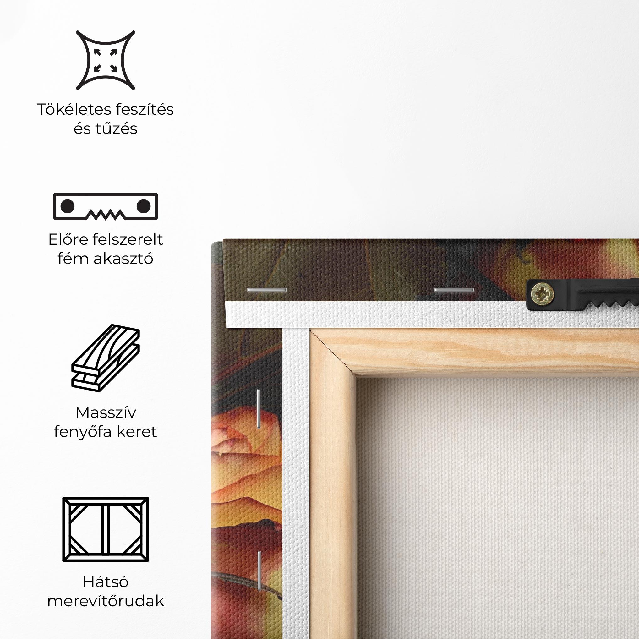 Vászonkép Orange Rose mockup 5