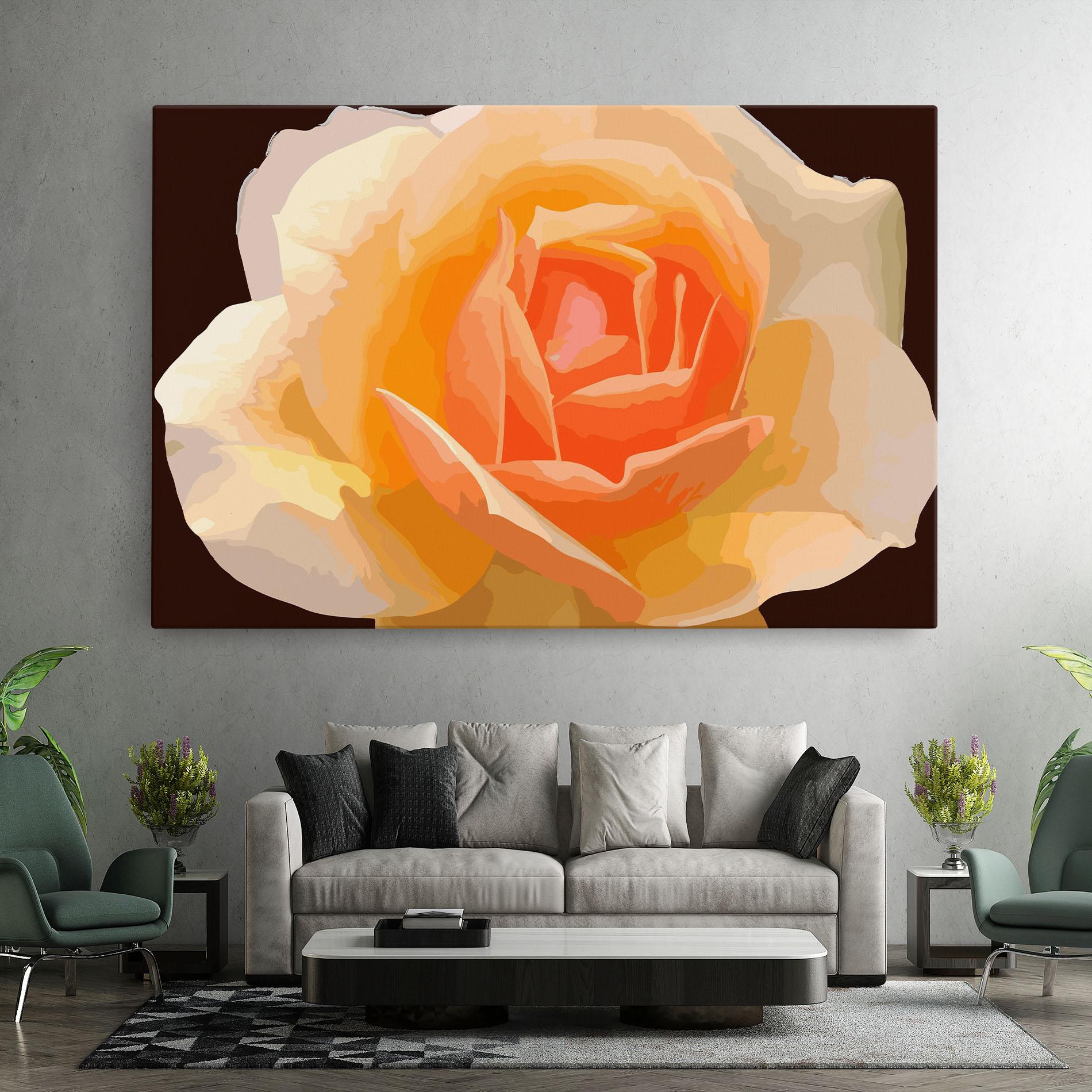 Vászonkép Orange Rose Ioana mockup 7