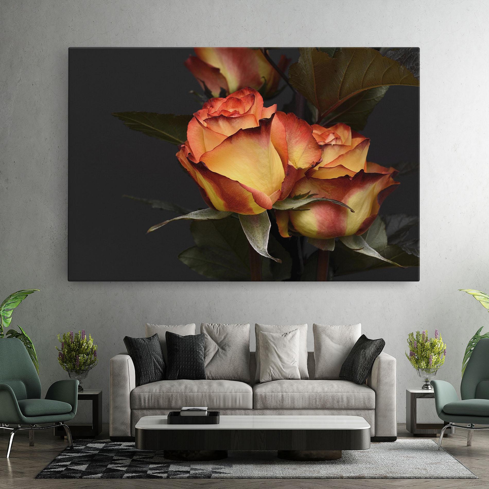 Vászonkép Orange Rose mockup 7