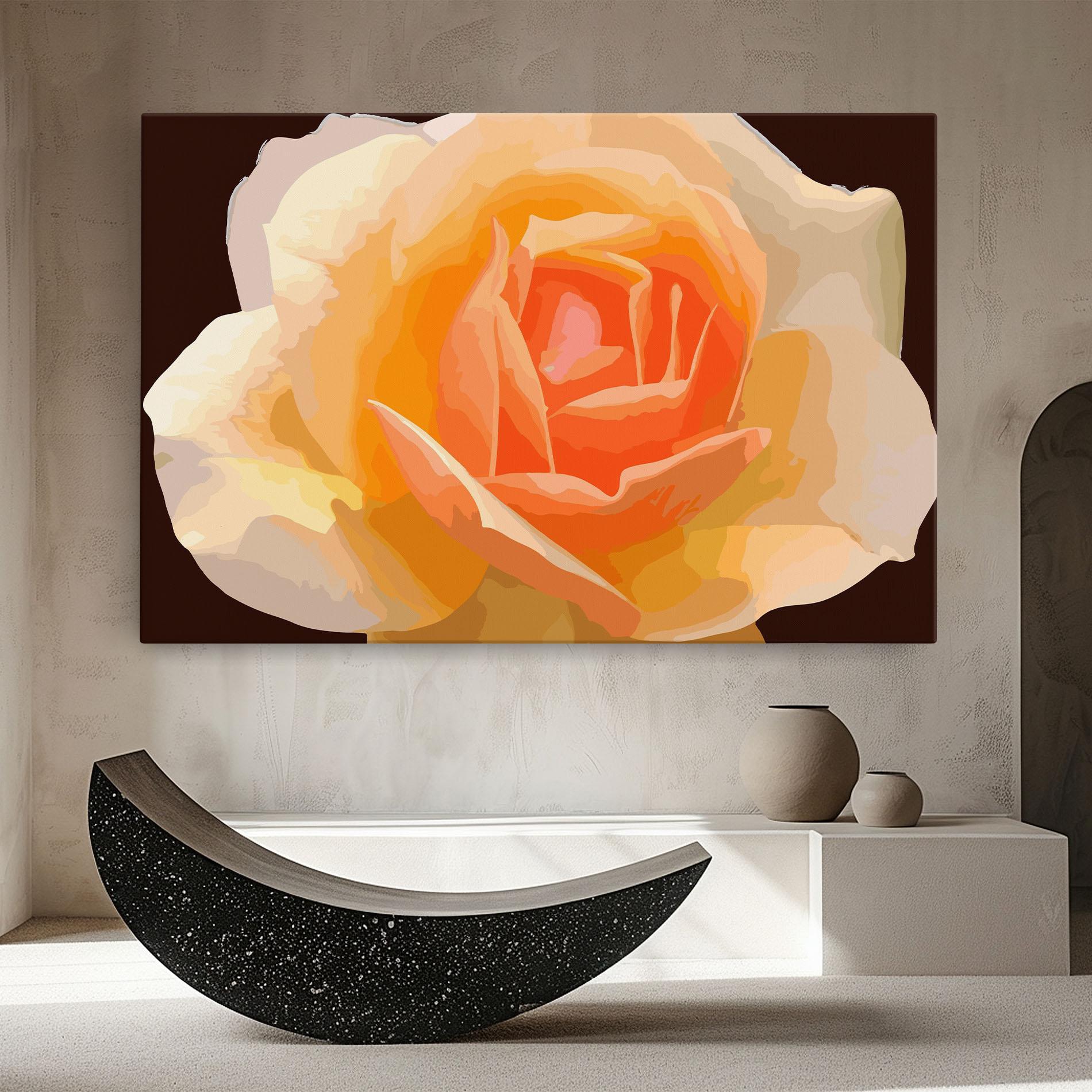 Vászonkép Orange Rose Ioana mockup 8
