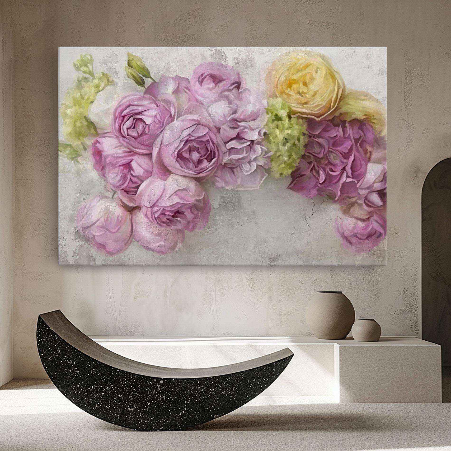 Vászonkép Trandafiri Colorati mockup 8