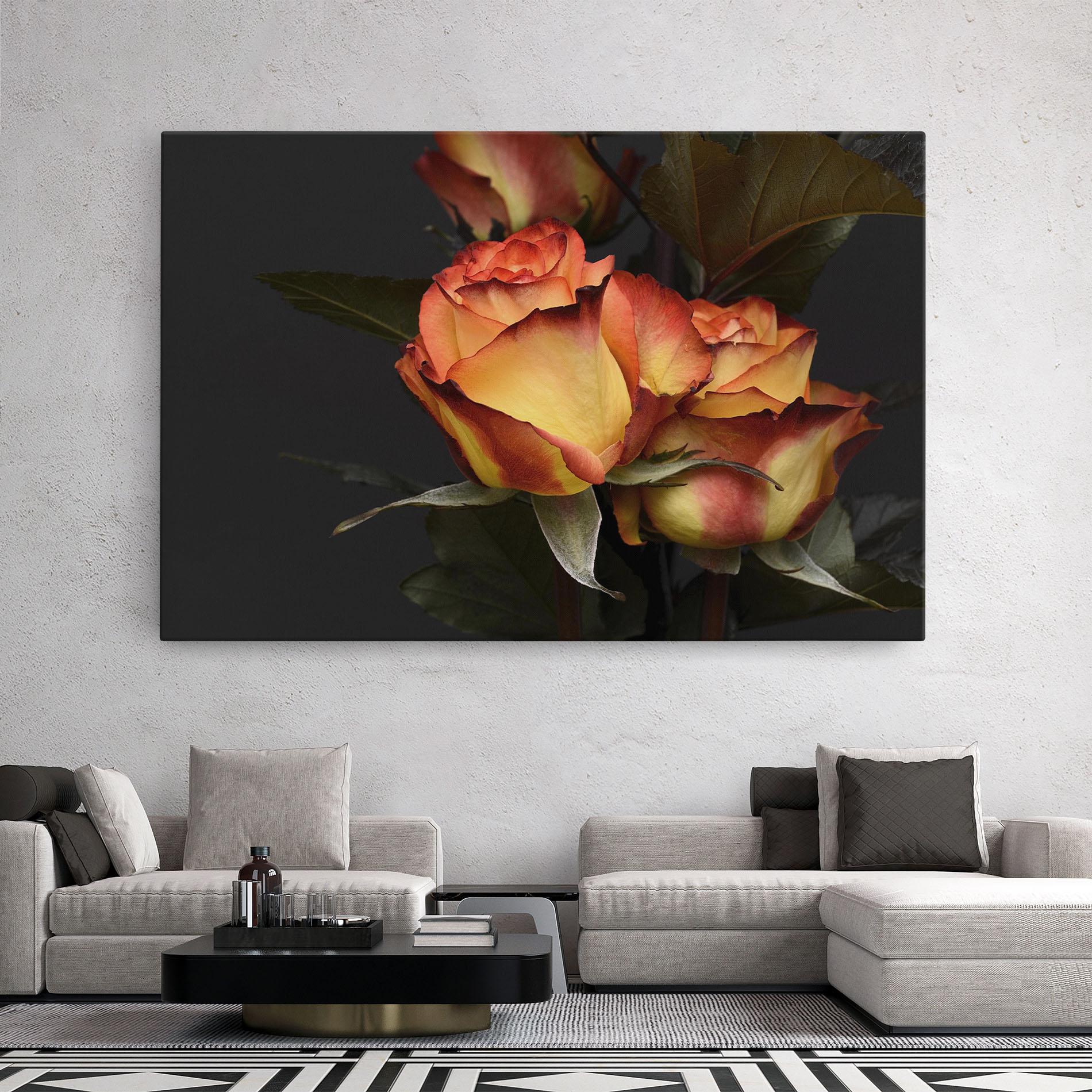 Vászonkép Orange Rose mockup 2