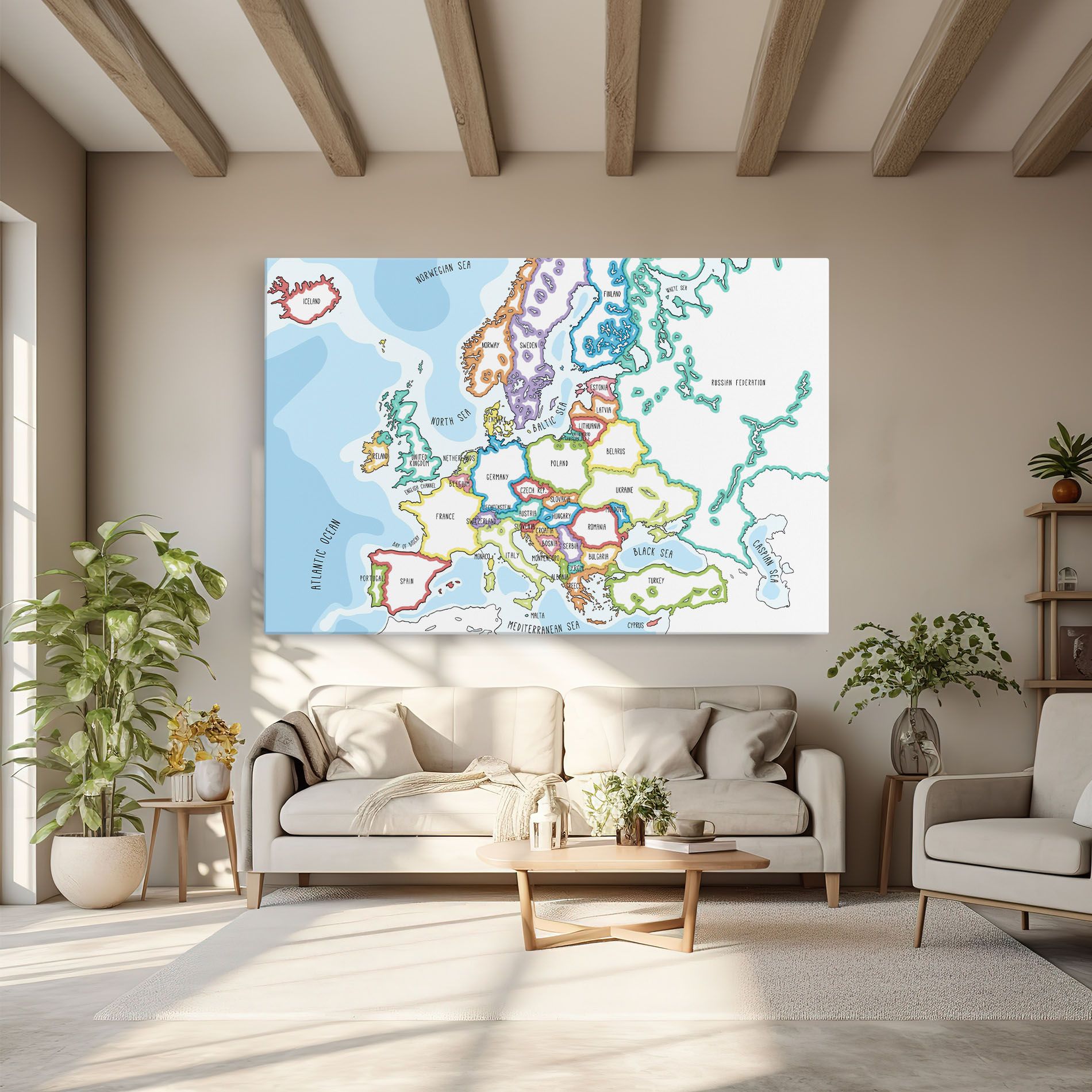 Europe Map mockup 6