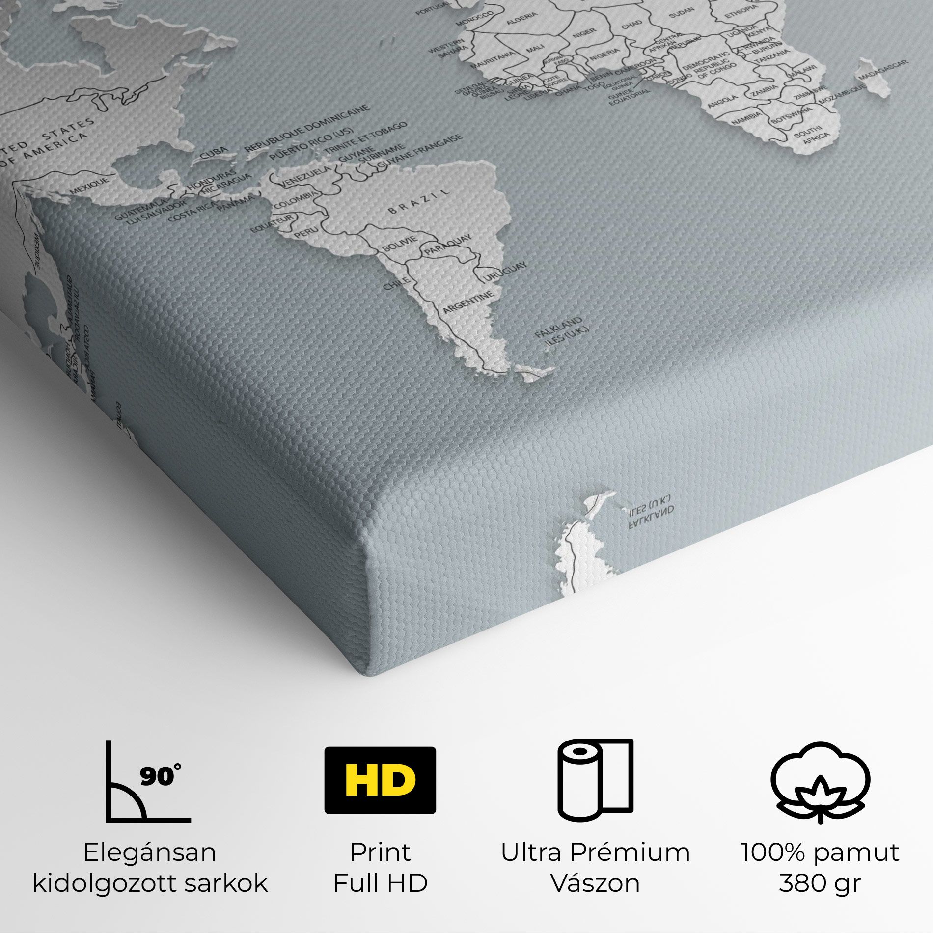 Grey White Map mockup 4
