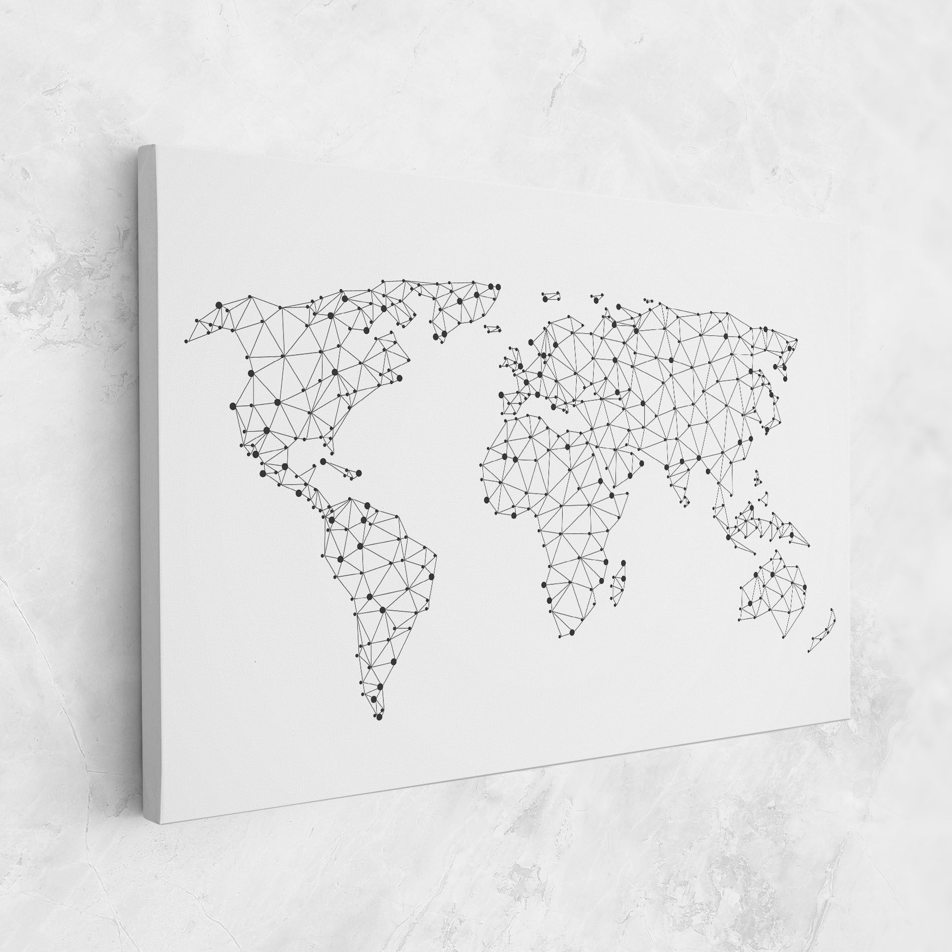 Black Map Line mockup 1