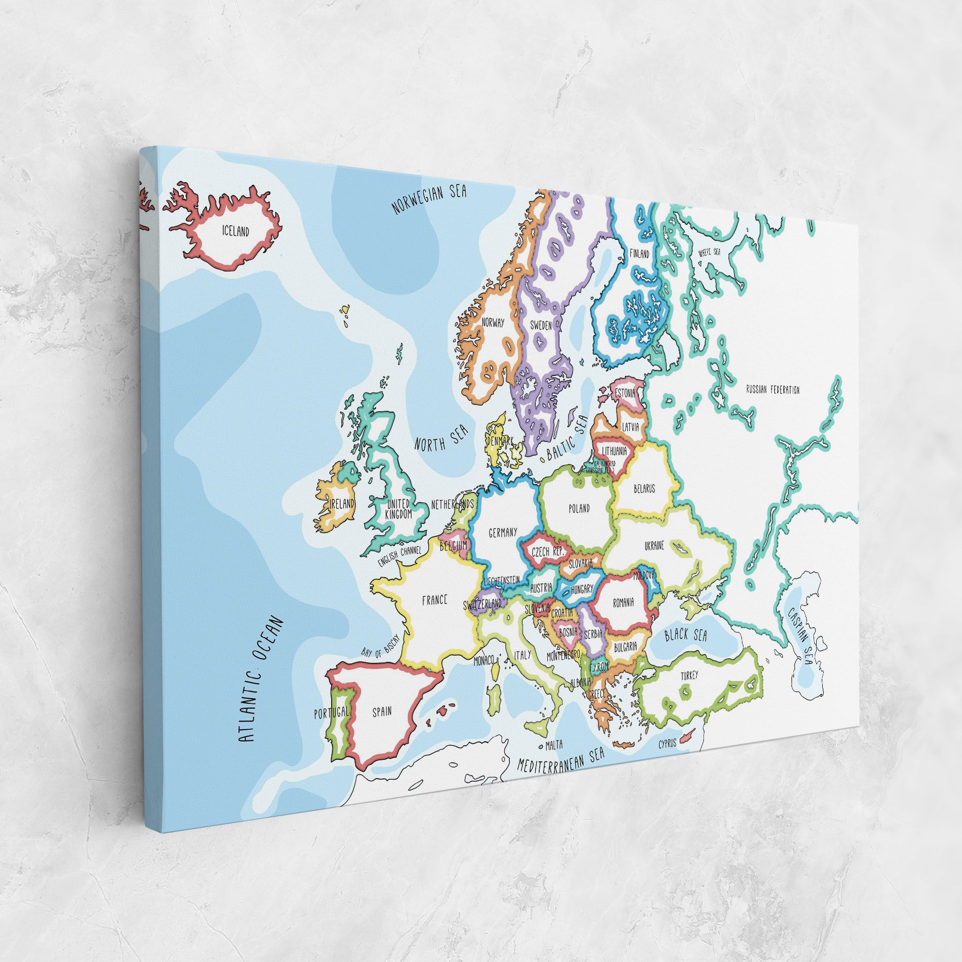 Europe Map mockup 1