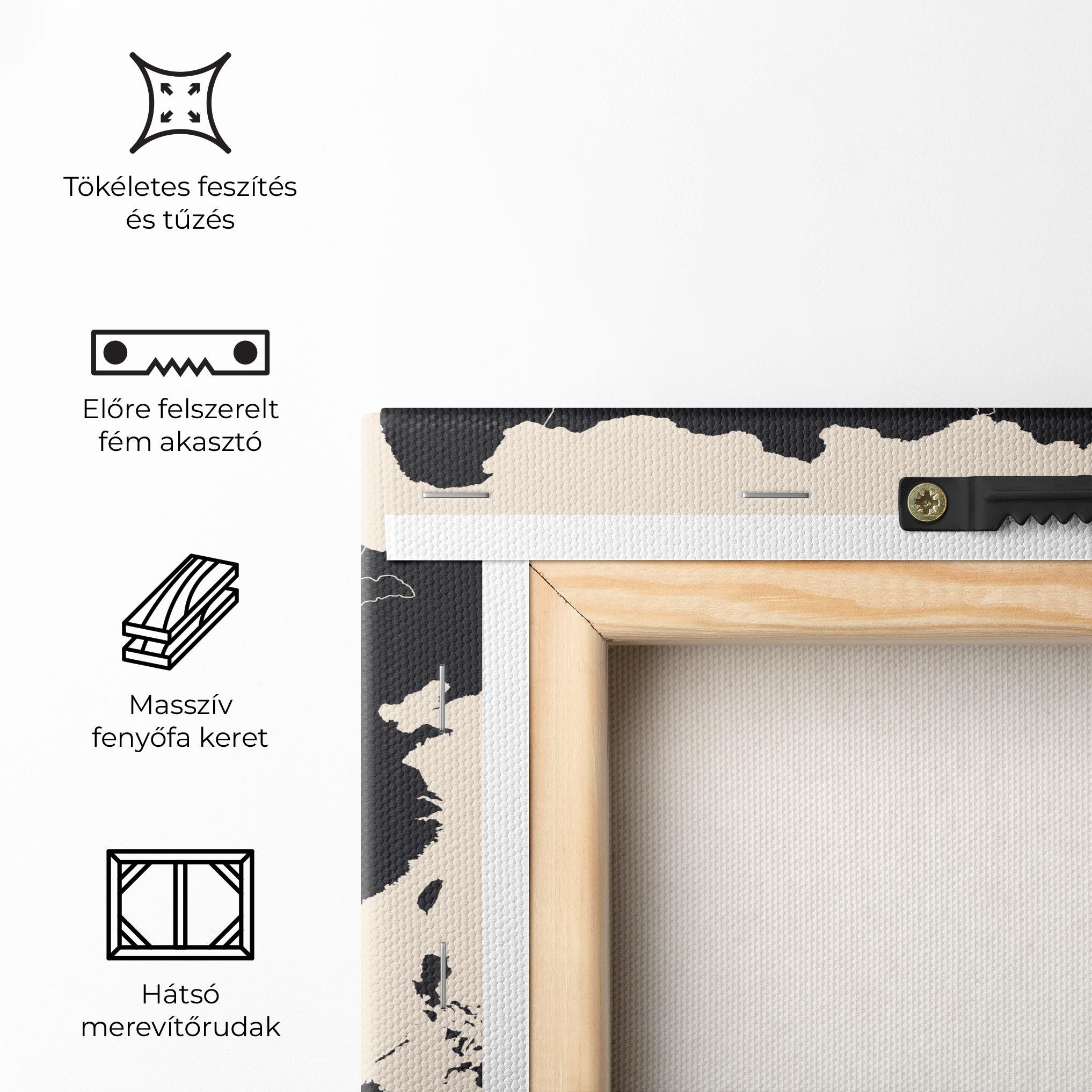 Vászonkép Asia Continent mockup 5