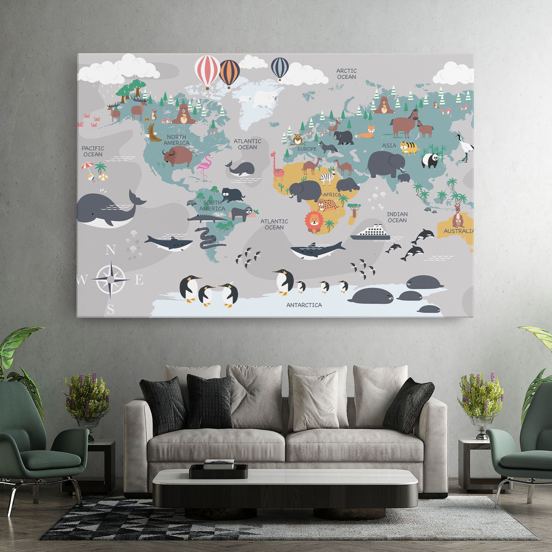 Cute Kids Map mockup 7