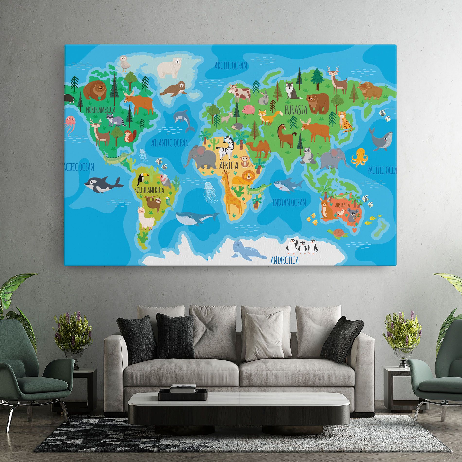Worldwide Kids Map mockup 7