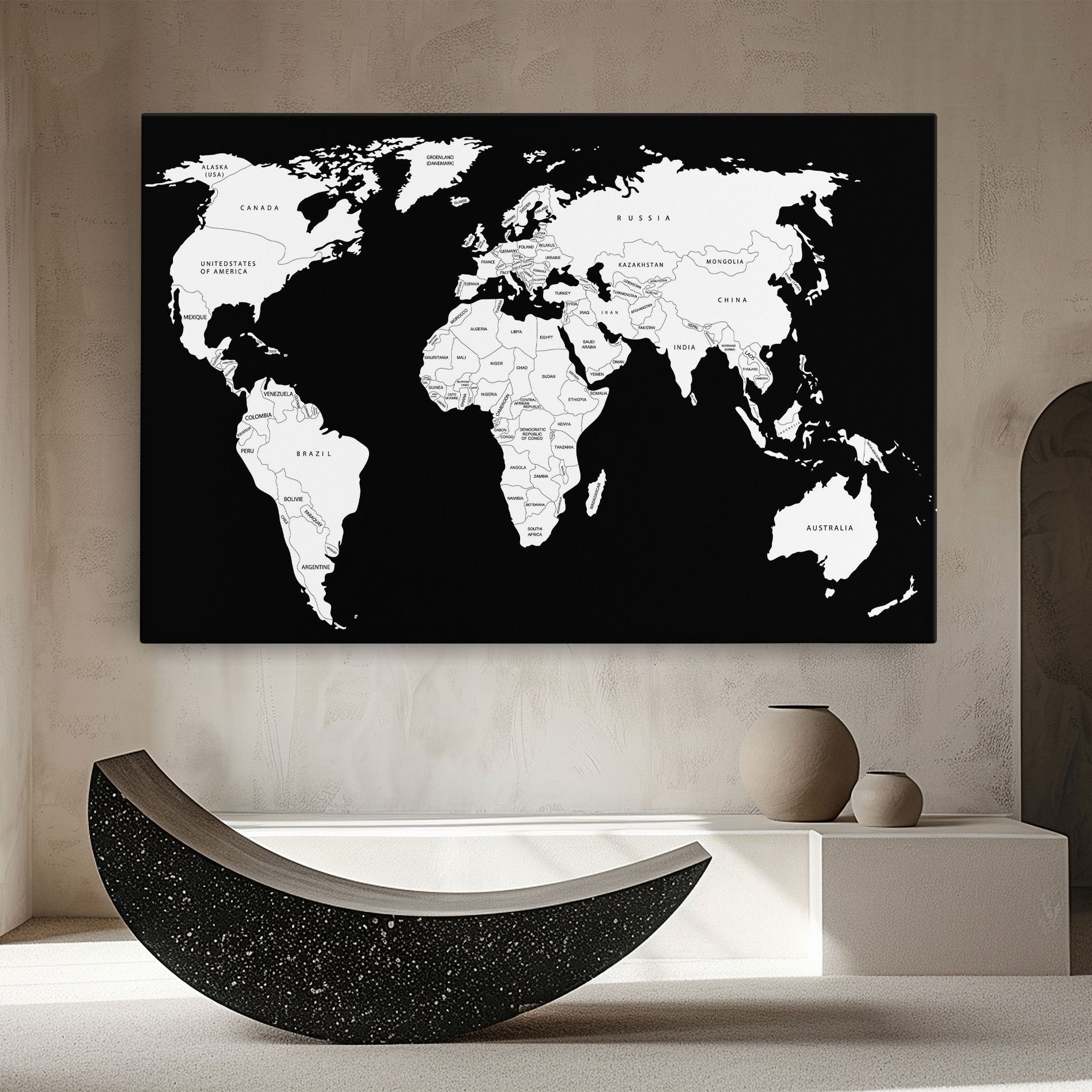 White World Map mockup 8