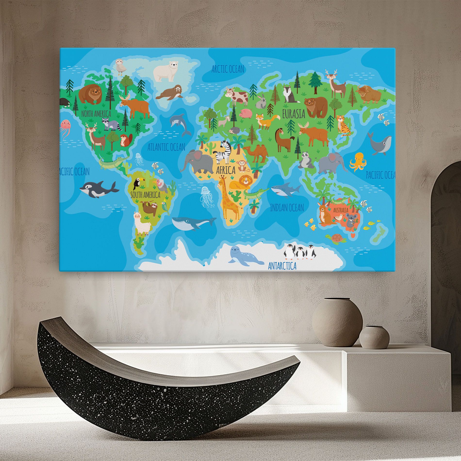 Worldwide Kids Map mockup 8
