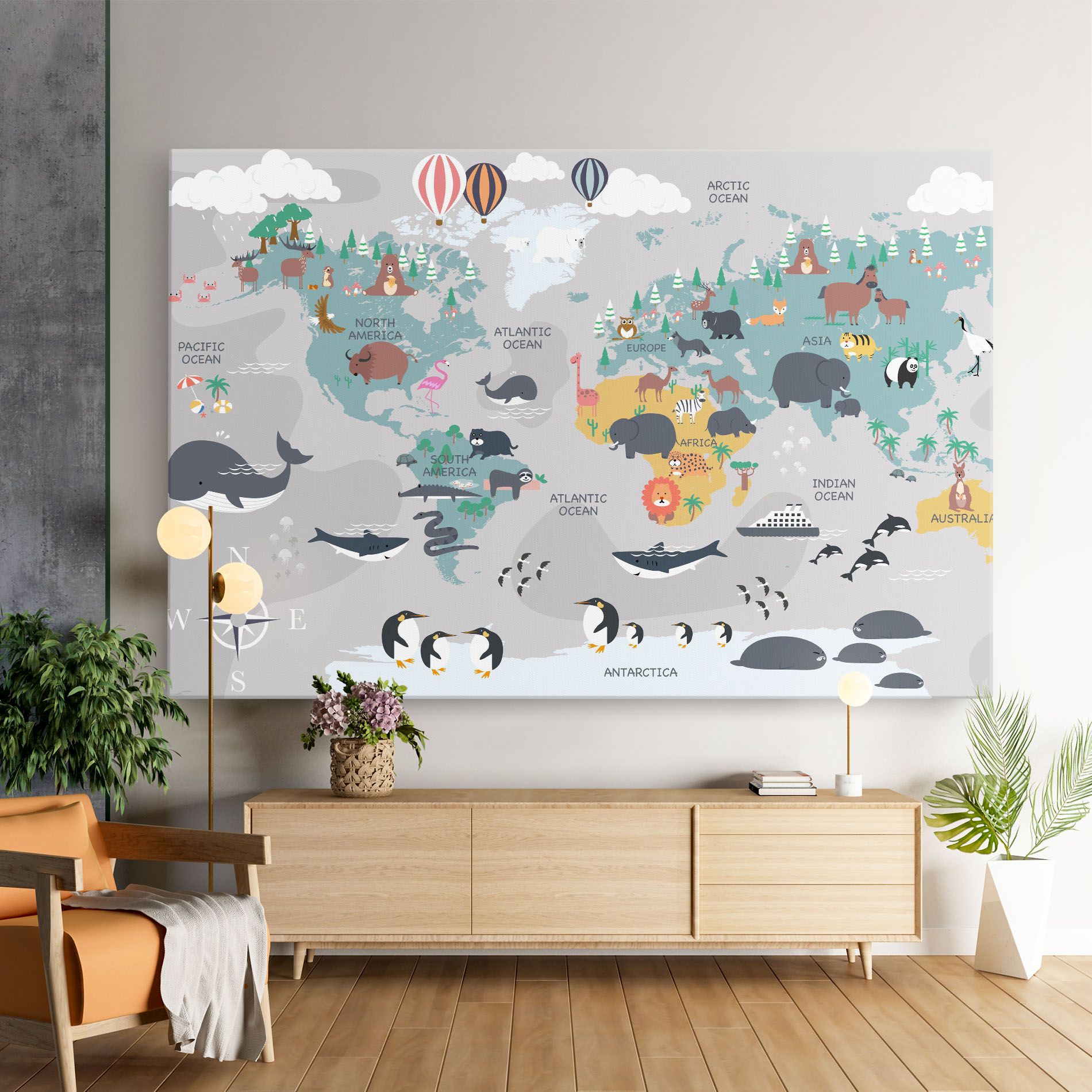 Cute Kids Map mockup 9