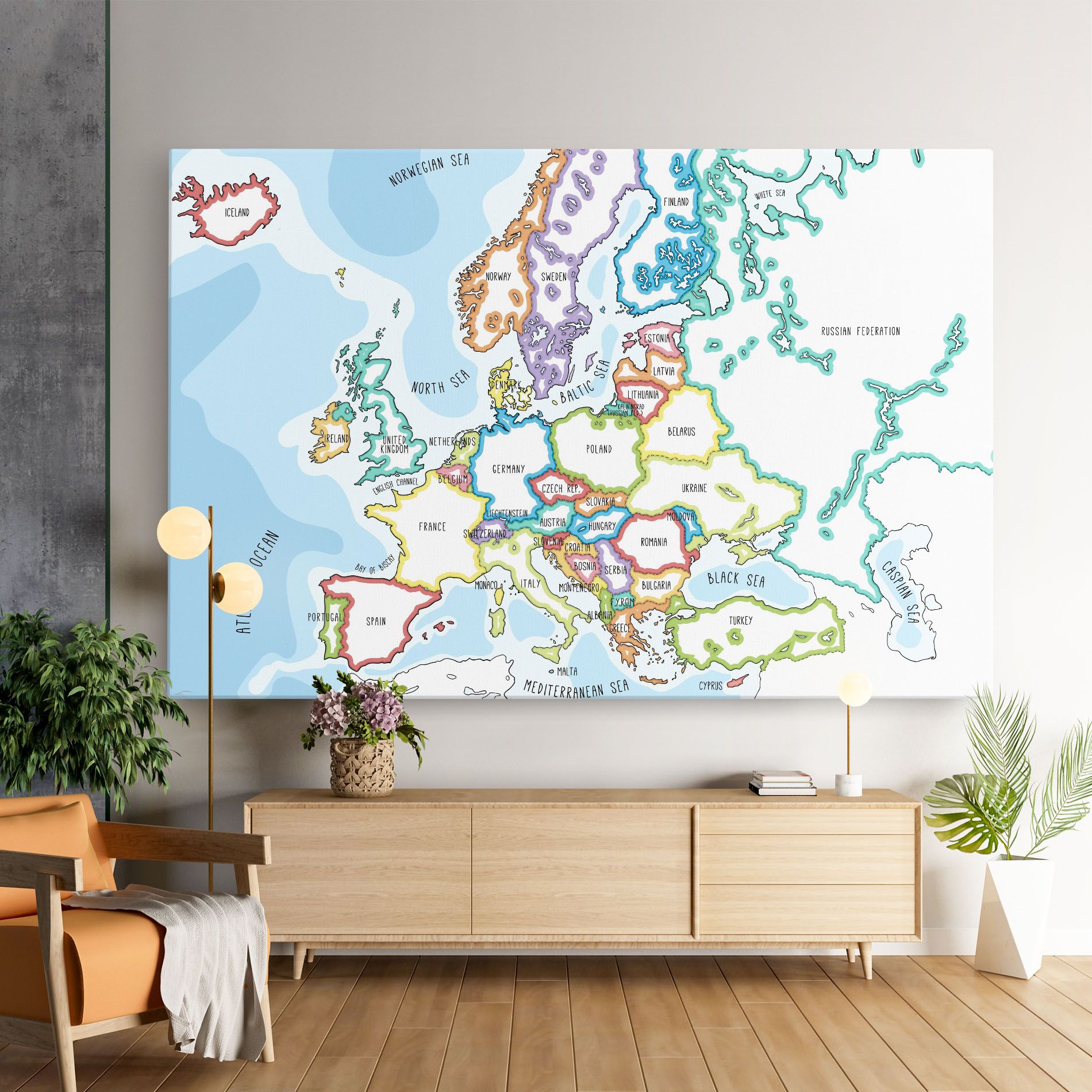 Europe Map mockup 9