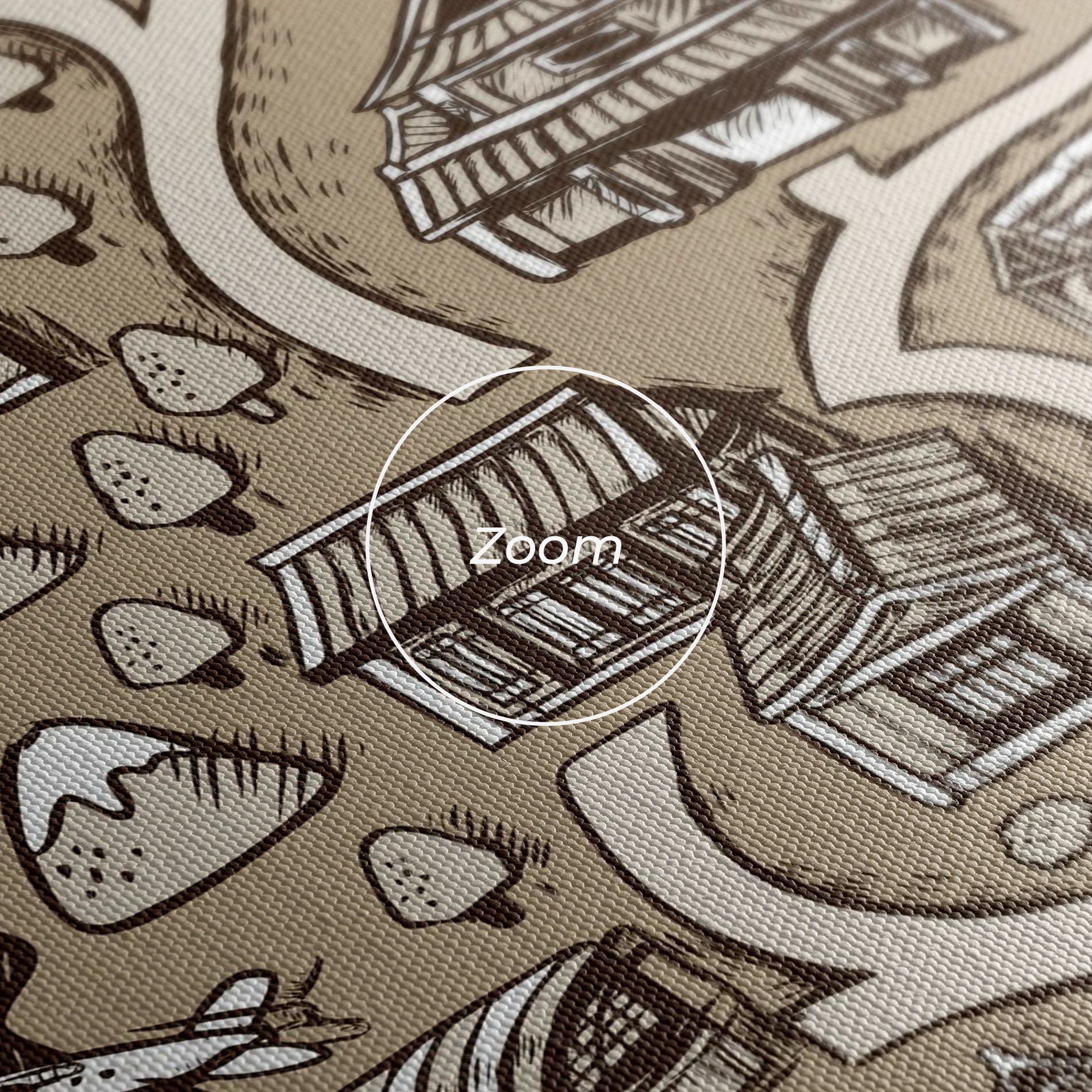 Old Korea Map mockup 3