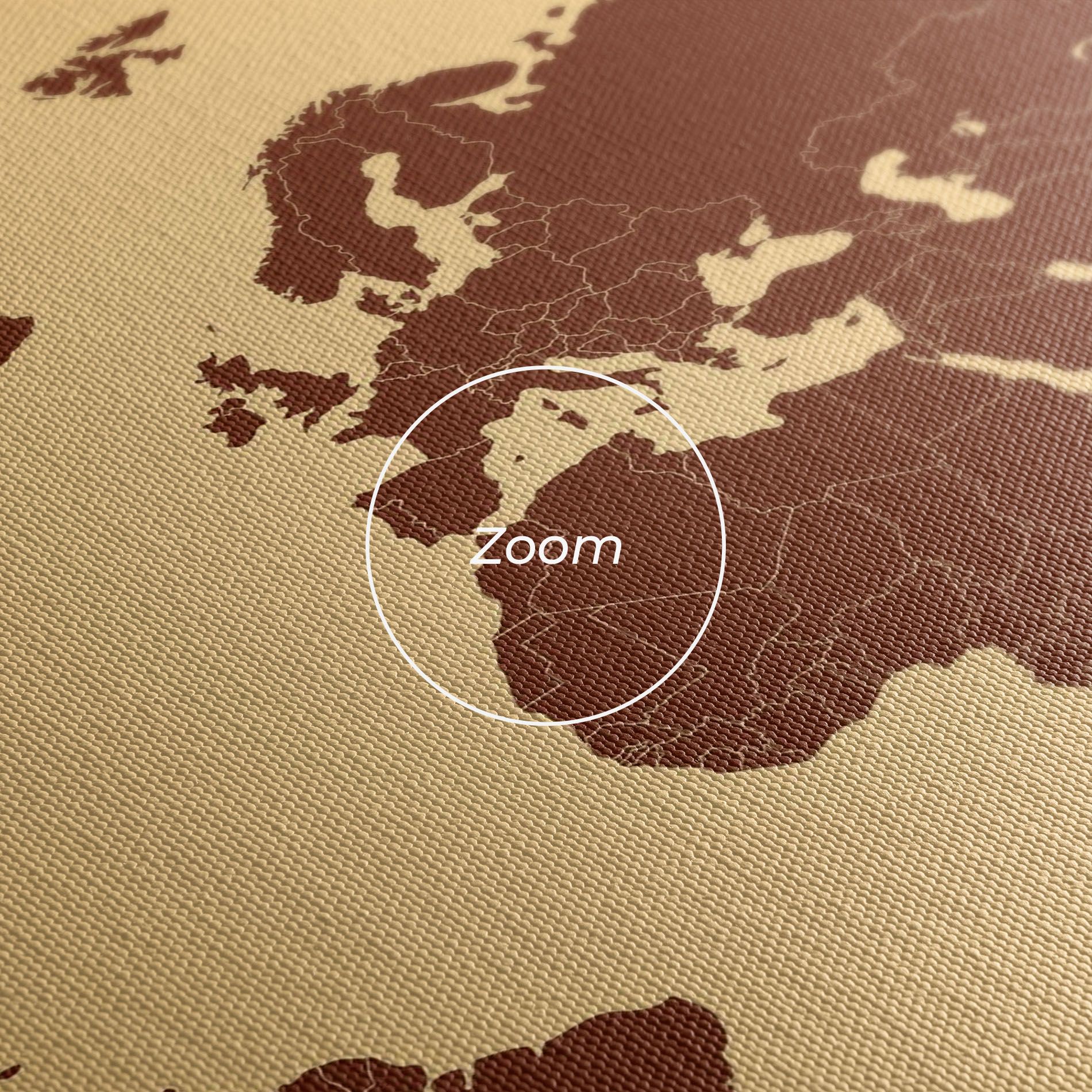 Vintage World Map mockup 3