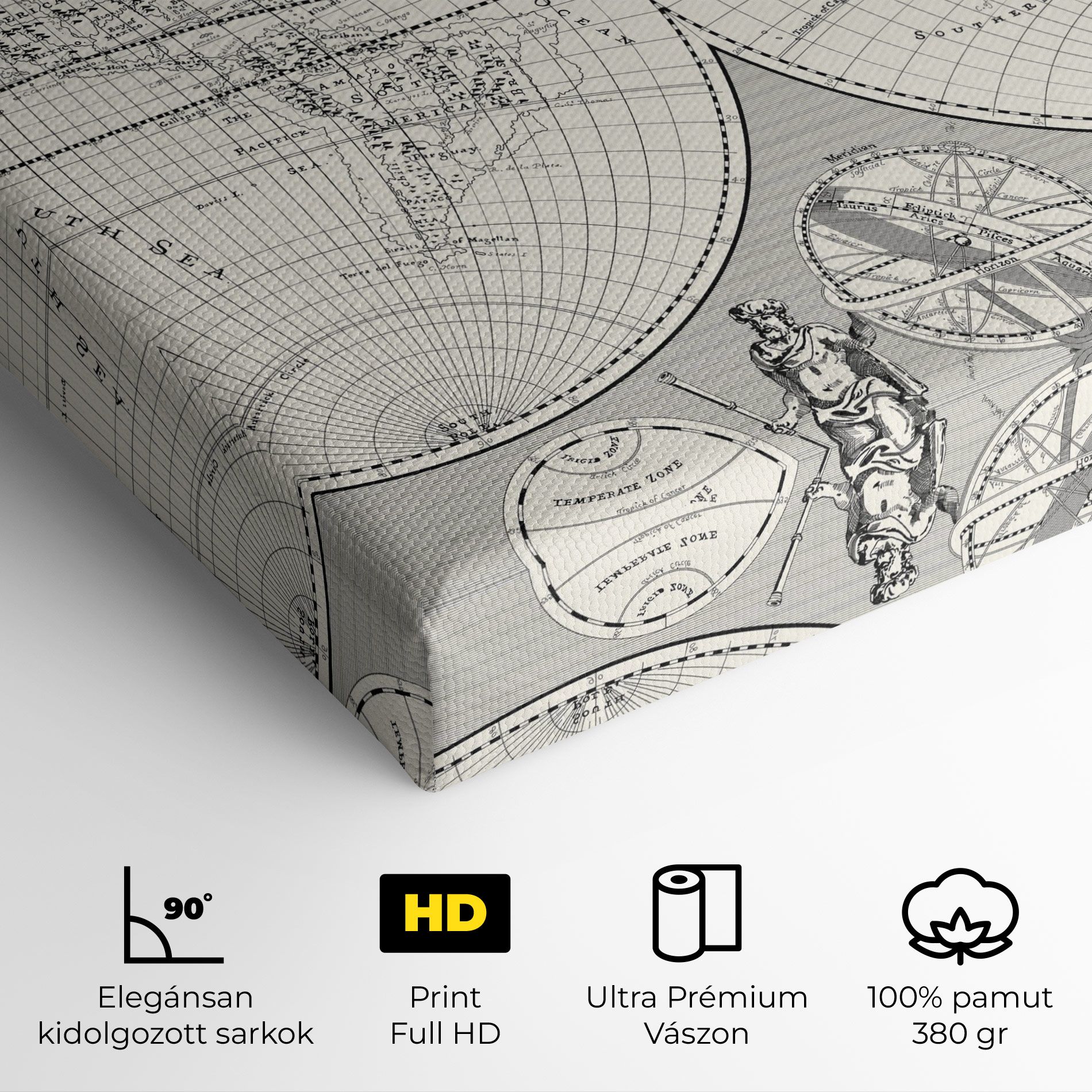 Black White Map mockup 4