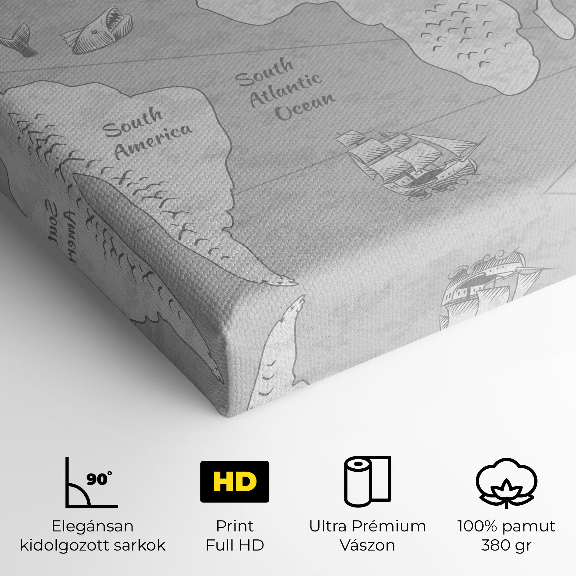 Grey Old Map mockup 4
