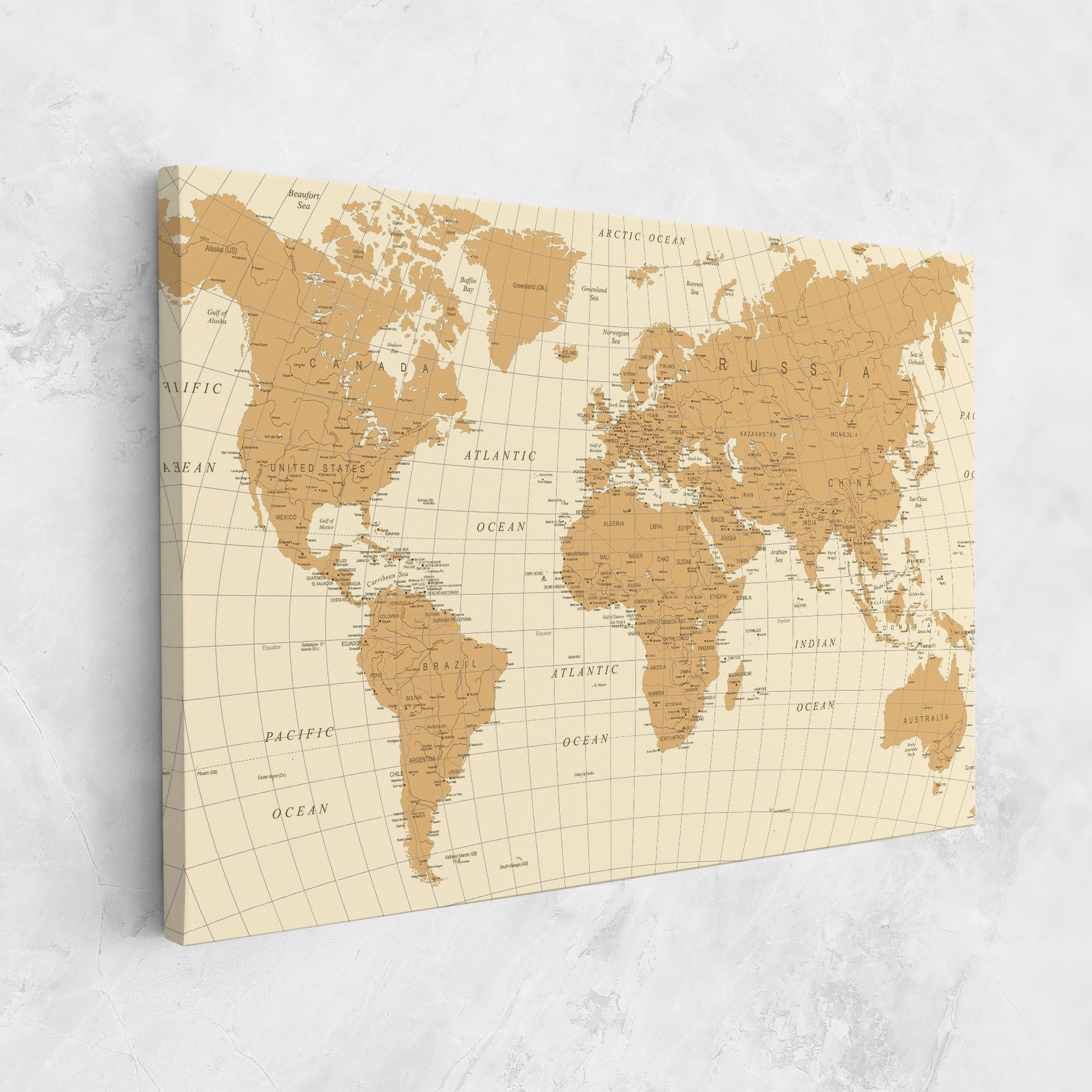 Old Map Cream mockup 1