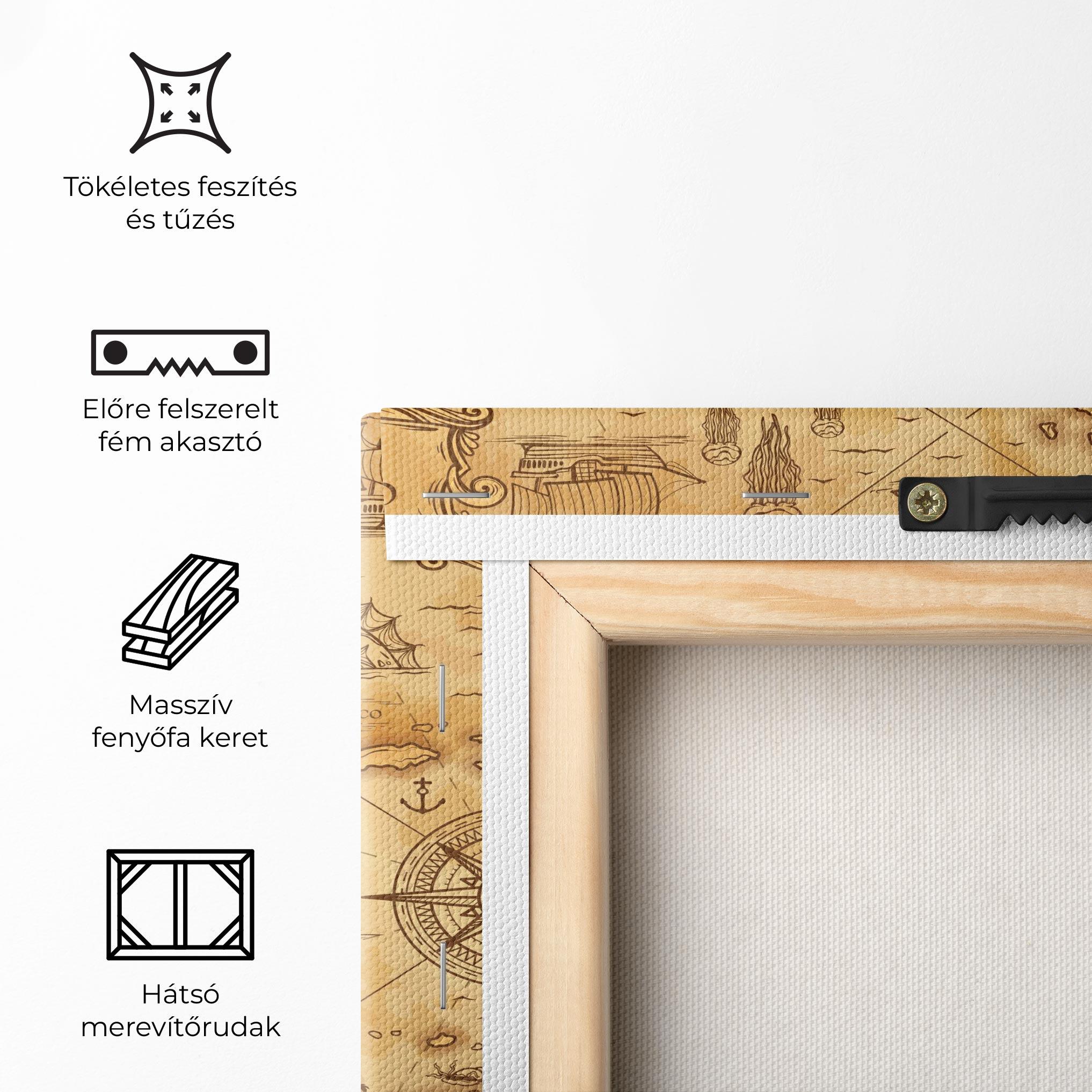 Vászonkép Caribbean Sea mockup 5