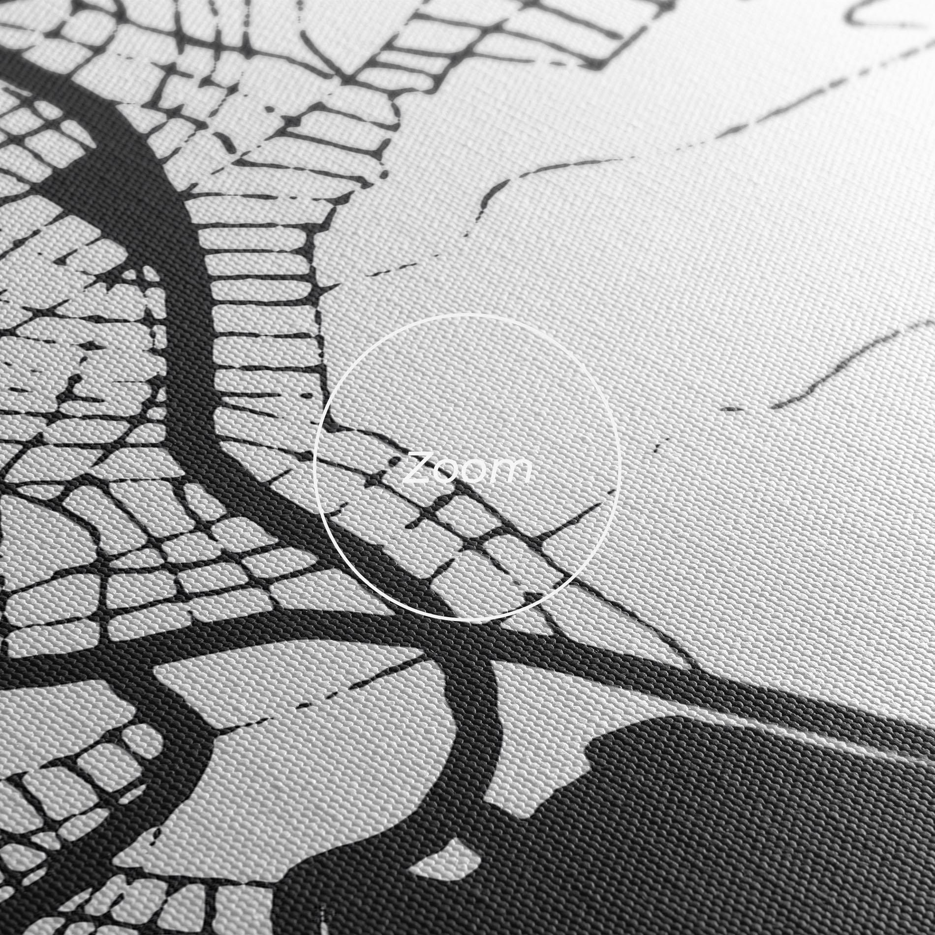 Vászonkép Chalcis Map mockup 3