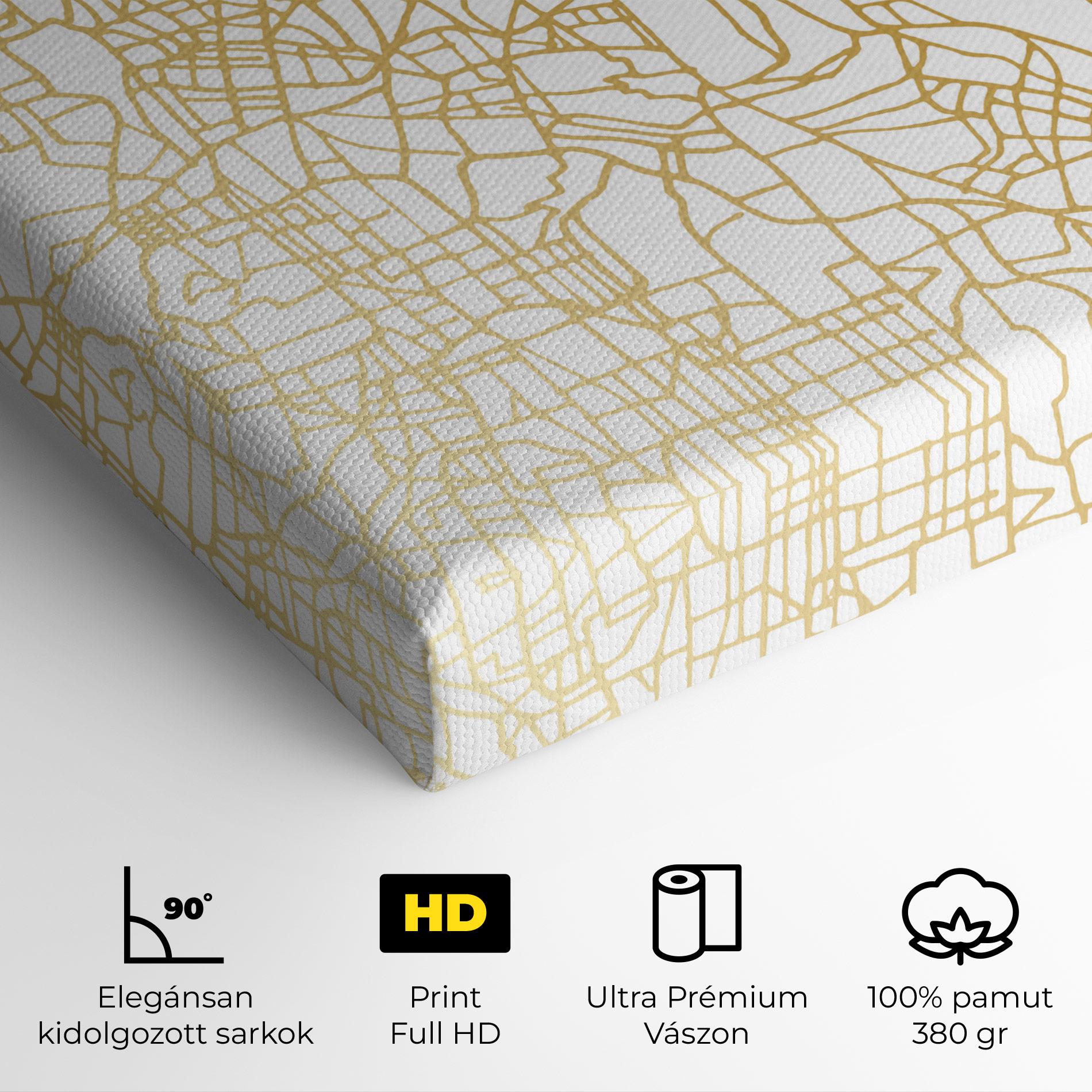 Vászonkép Bangalore Map mockup 4