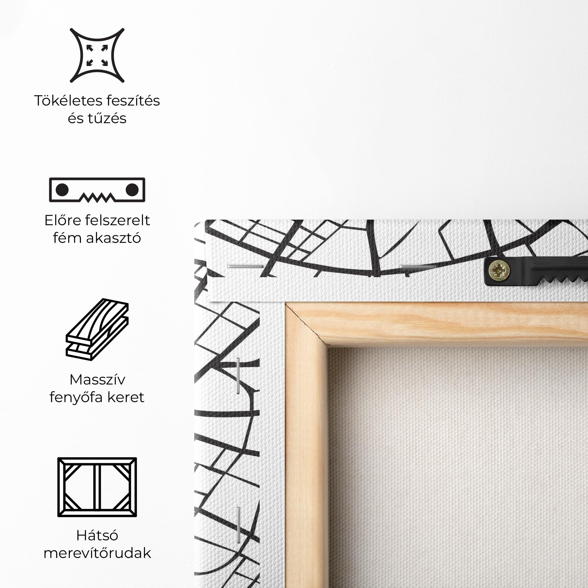 Vászonkép Berlin Map mockup 5