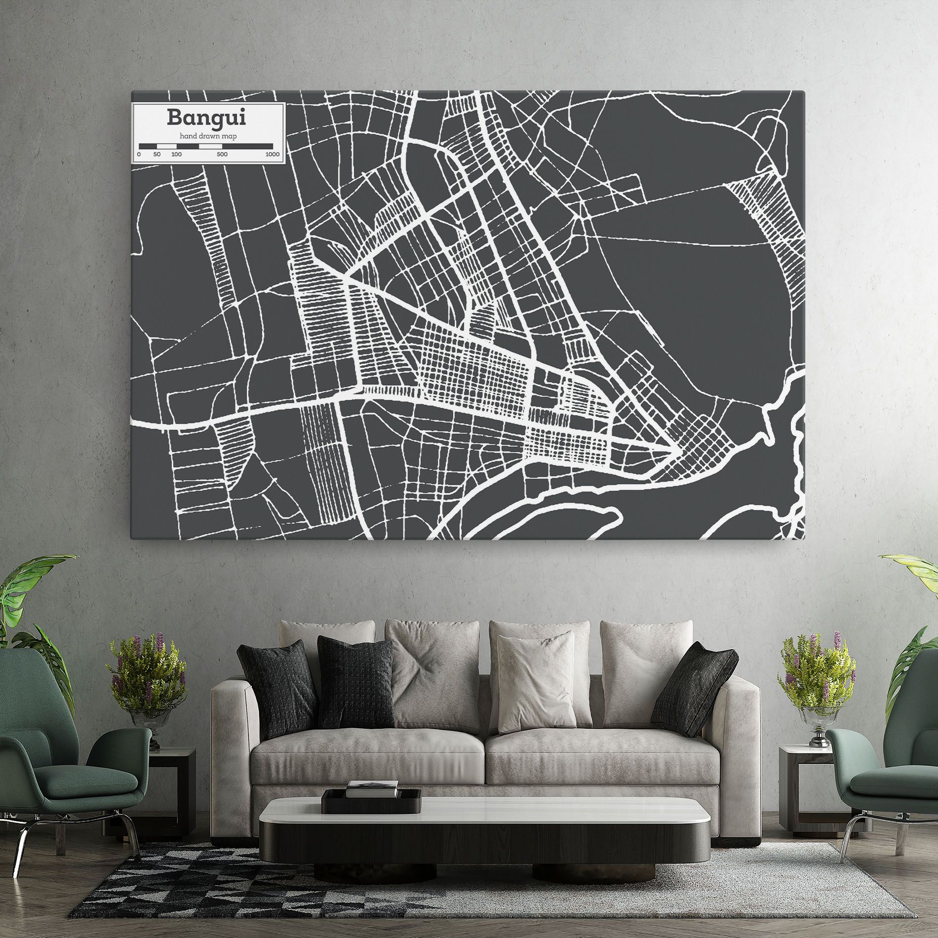 Bangui Map mockup 7