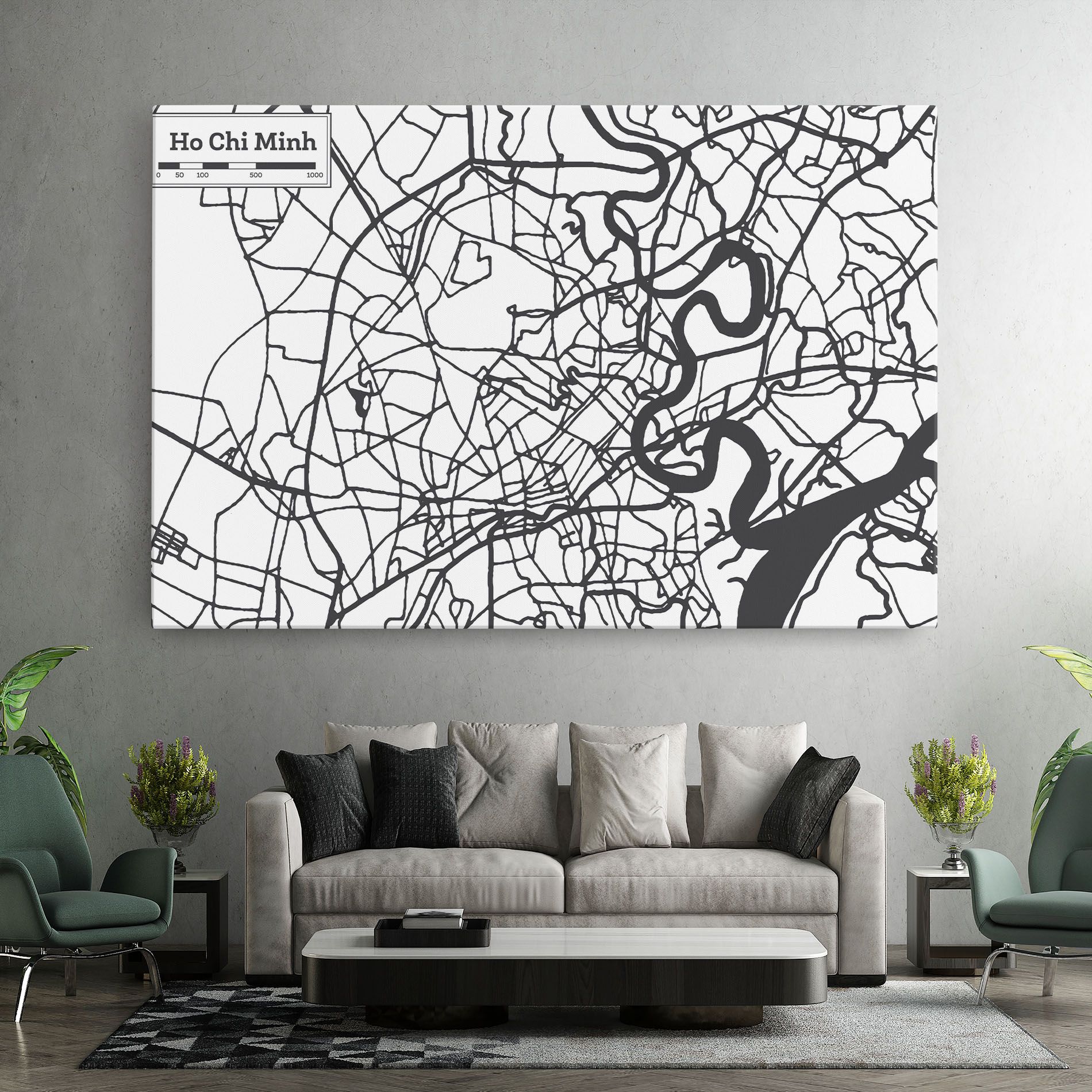 Ho Chi Minh Map mockup 7