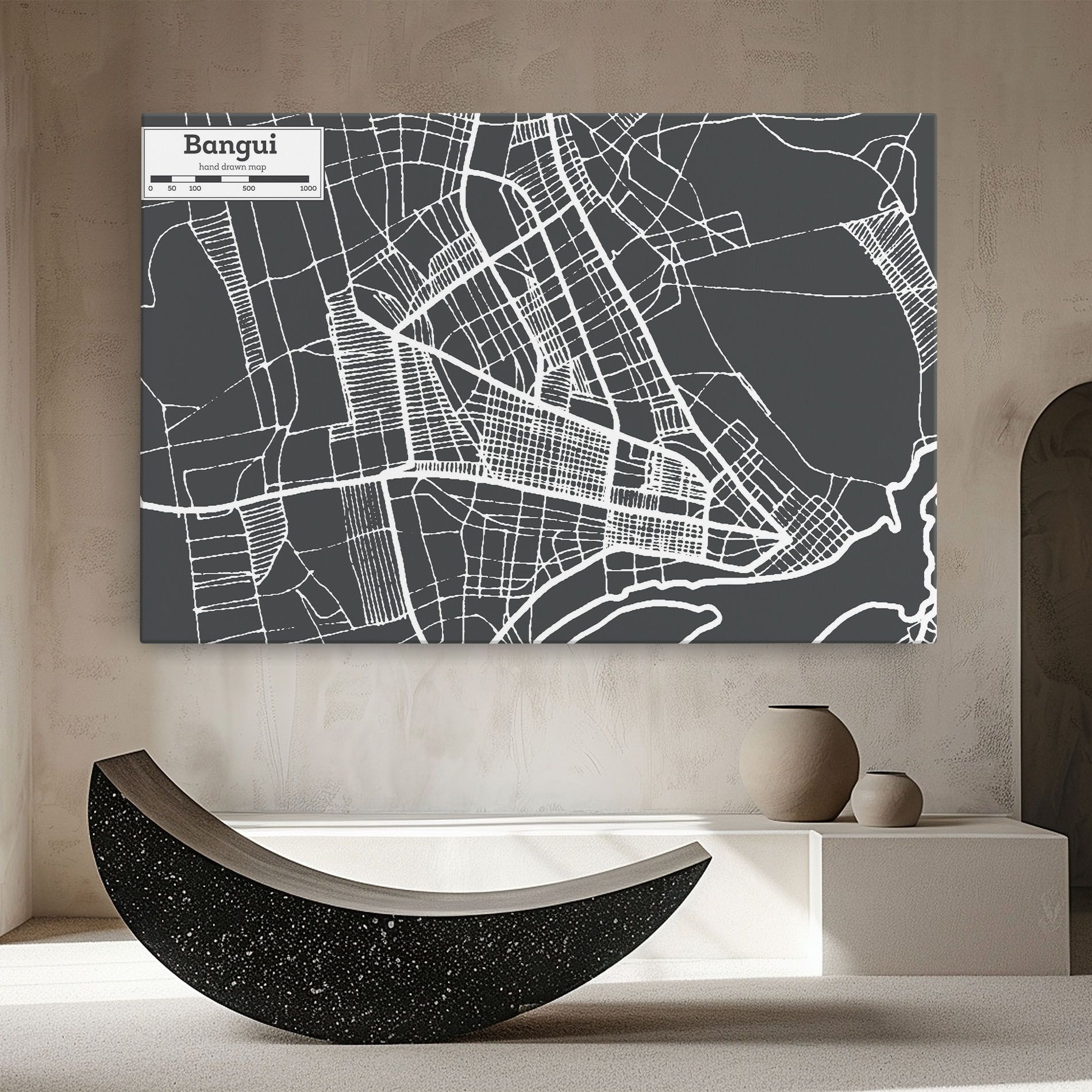 Bangui Map mockup 8