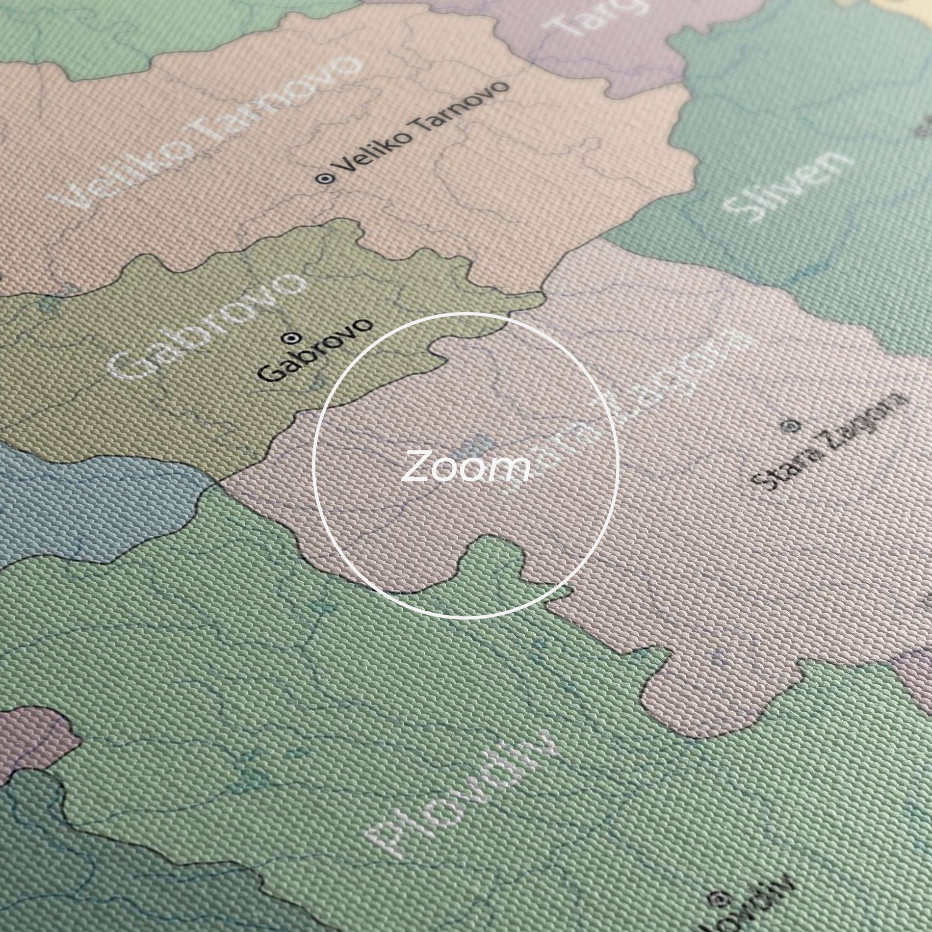 Bulgaria Map mockup 3