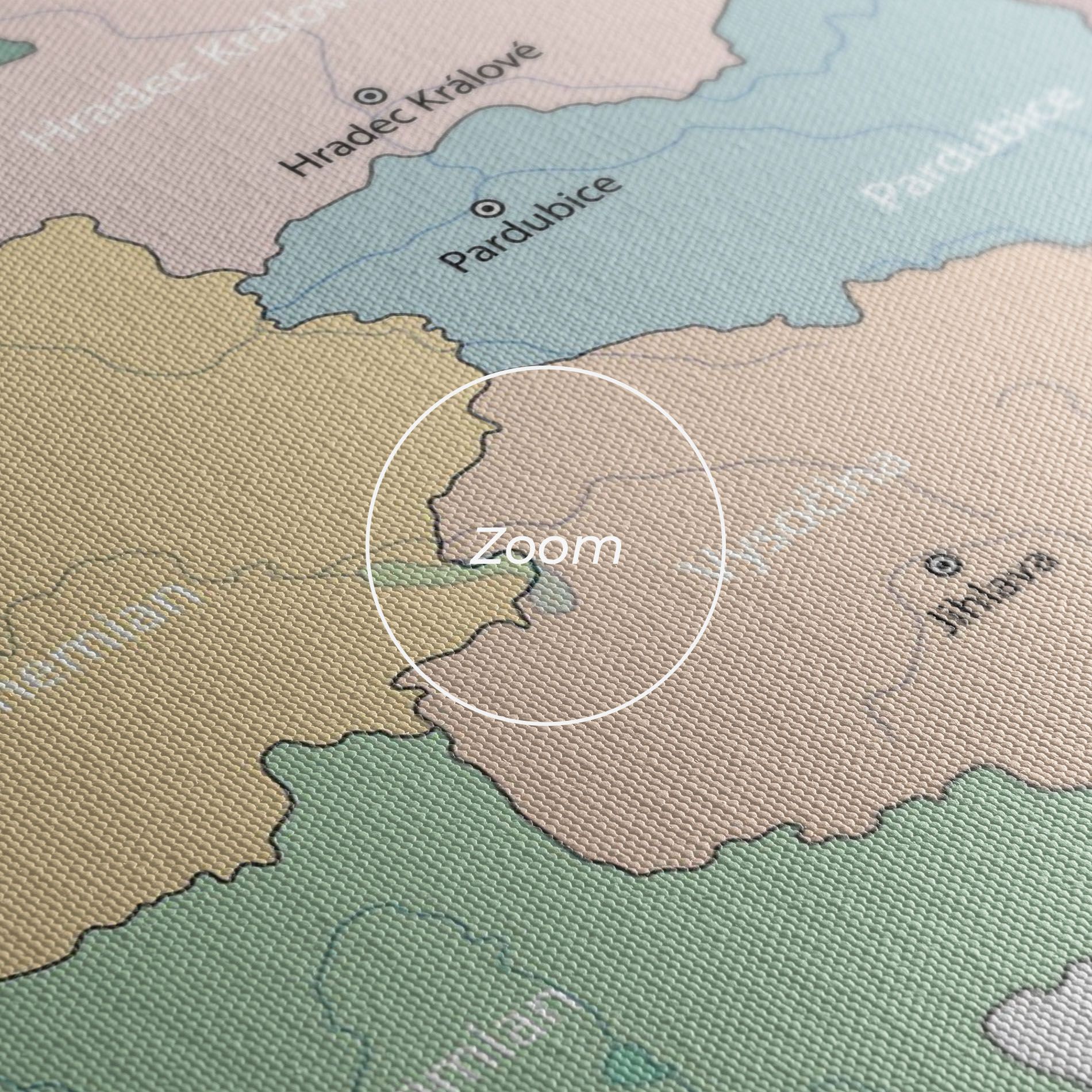 Czech Republic Map mockup 3