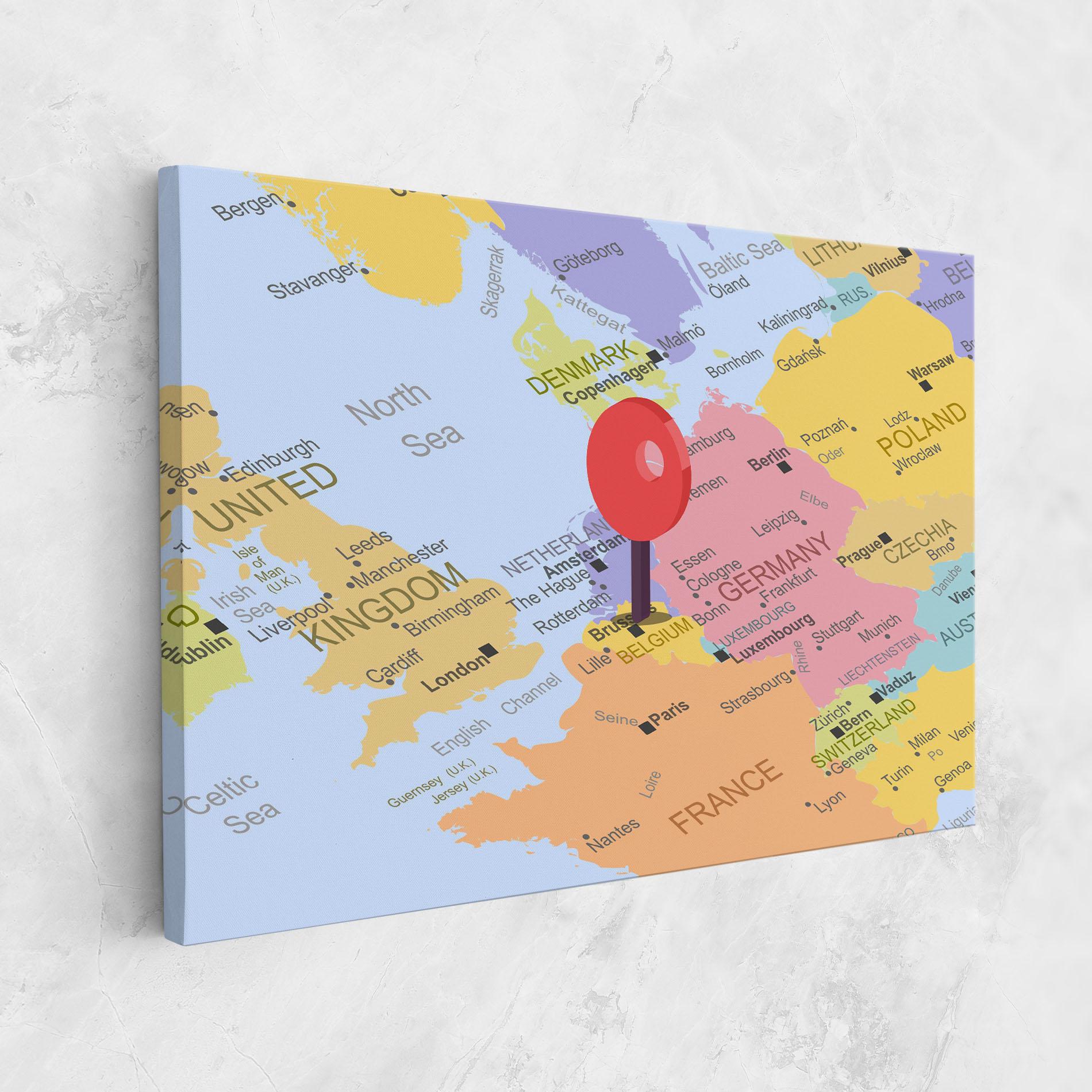 Vászonkép Belgium Close Up mockup 1